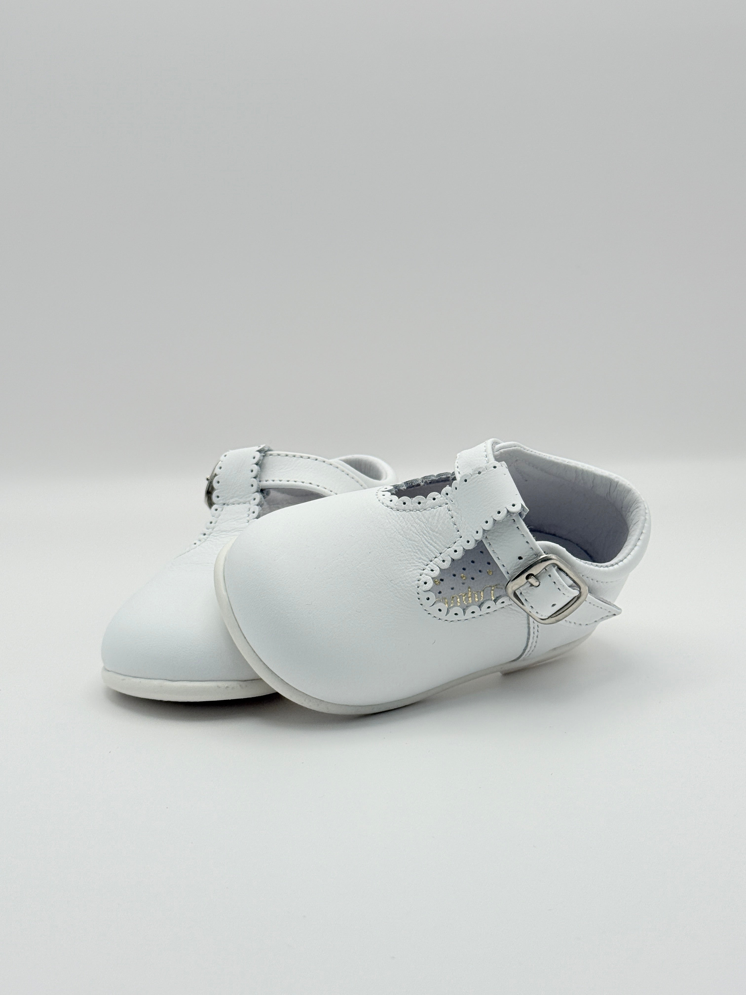 T Strap Nacar White