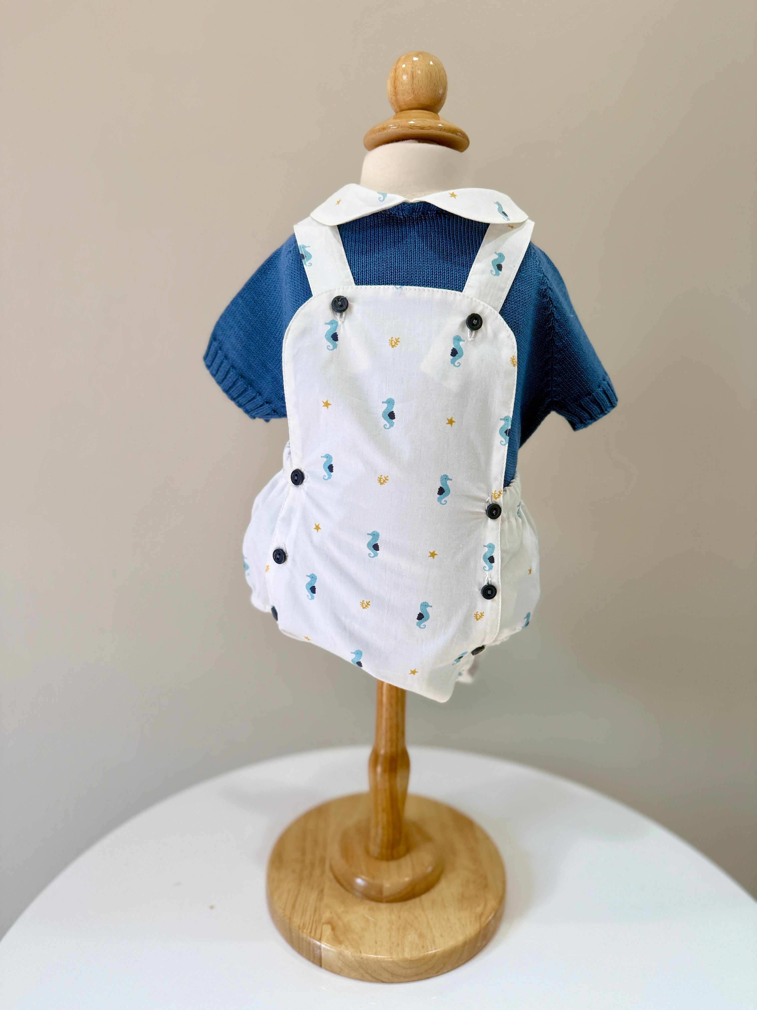 Dungaree Set Seahorse