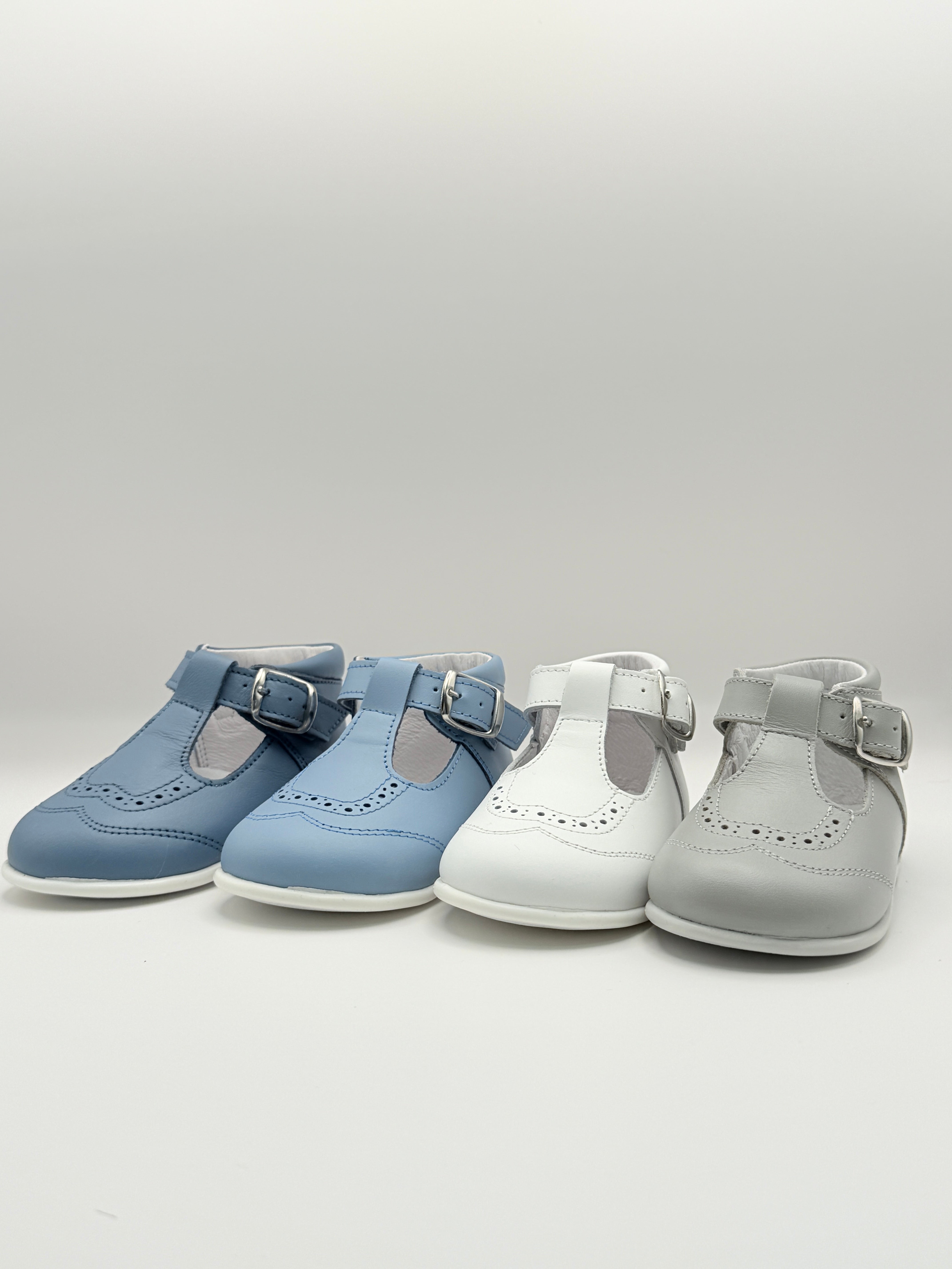 T-Bar Booties Gray