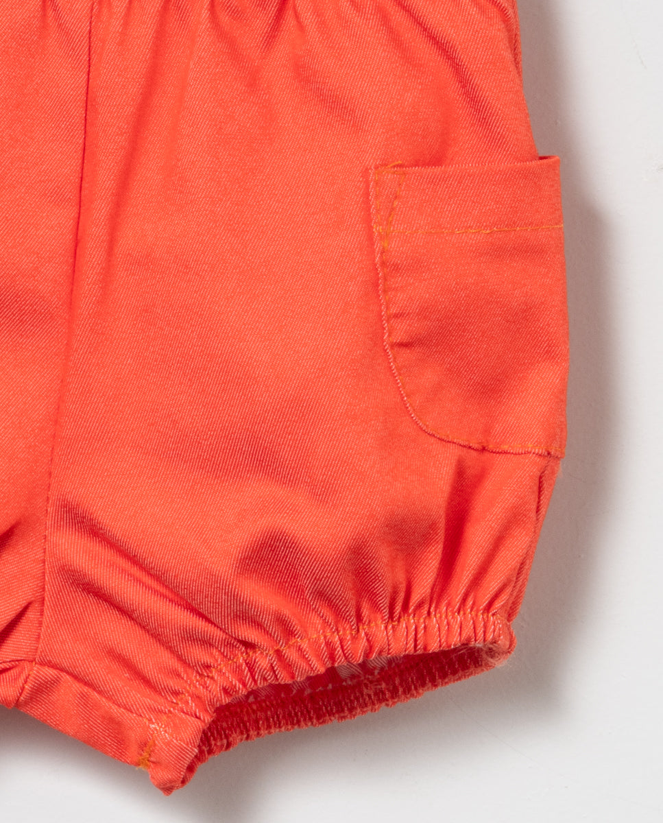 Boy Short Sleeve Rayas Set