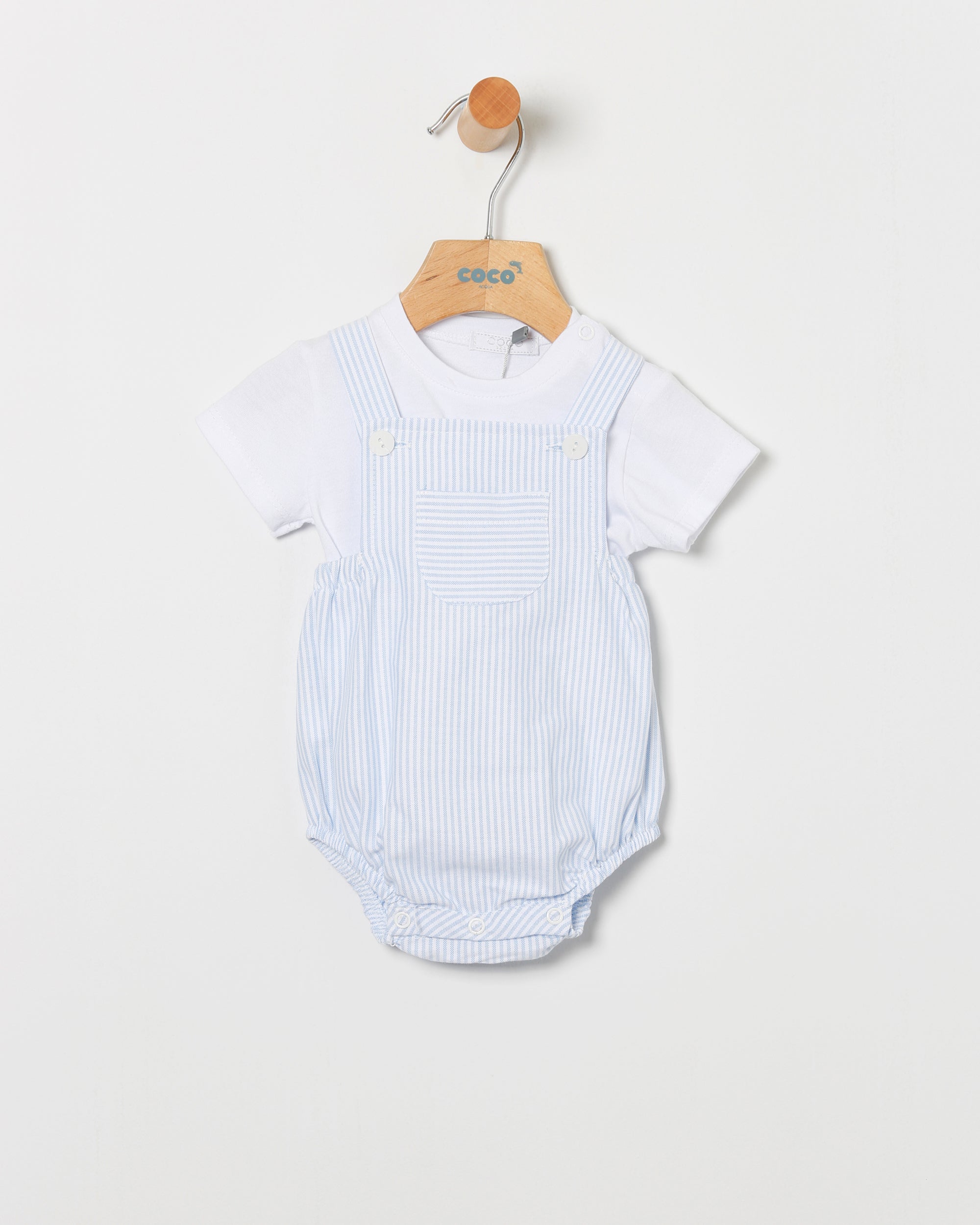 Dungaree Set Celeste