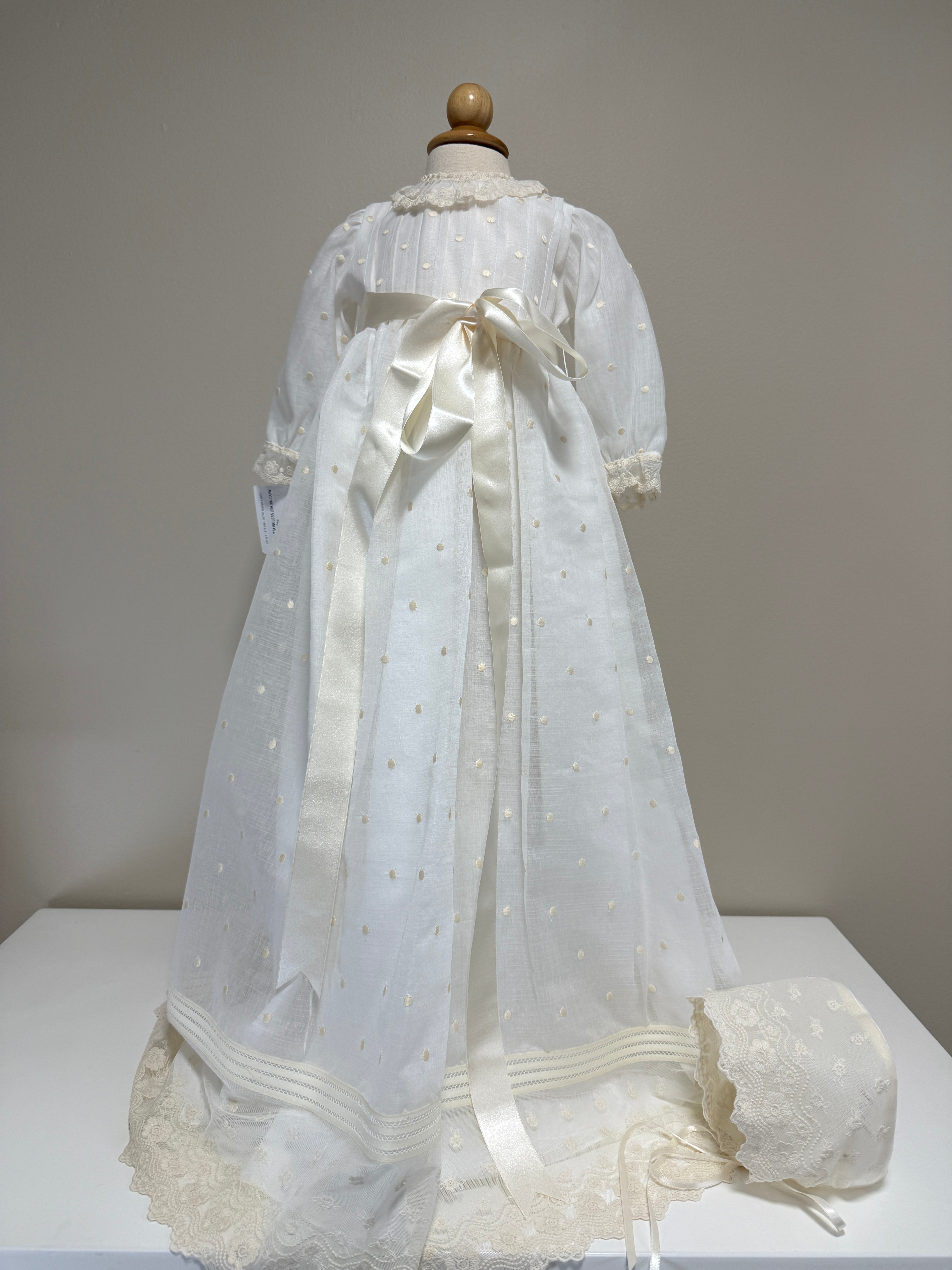 Christening Gown Macarena- 2pc