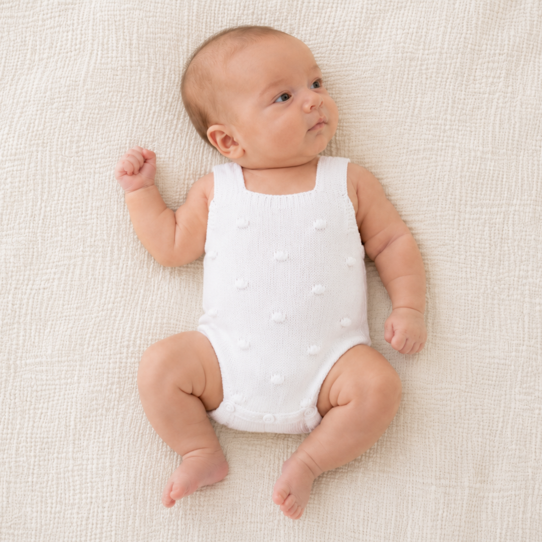 Romper 'Male White'