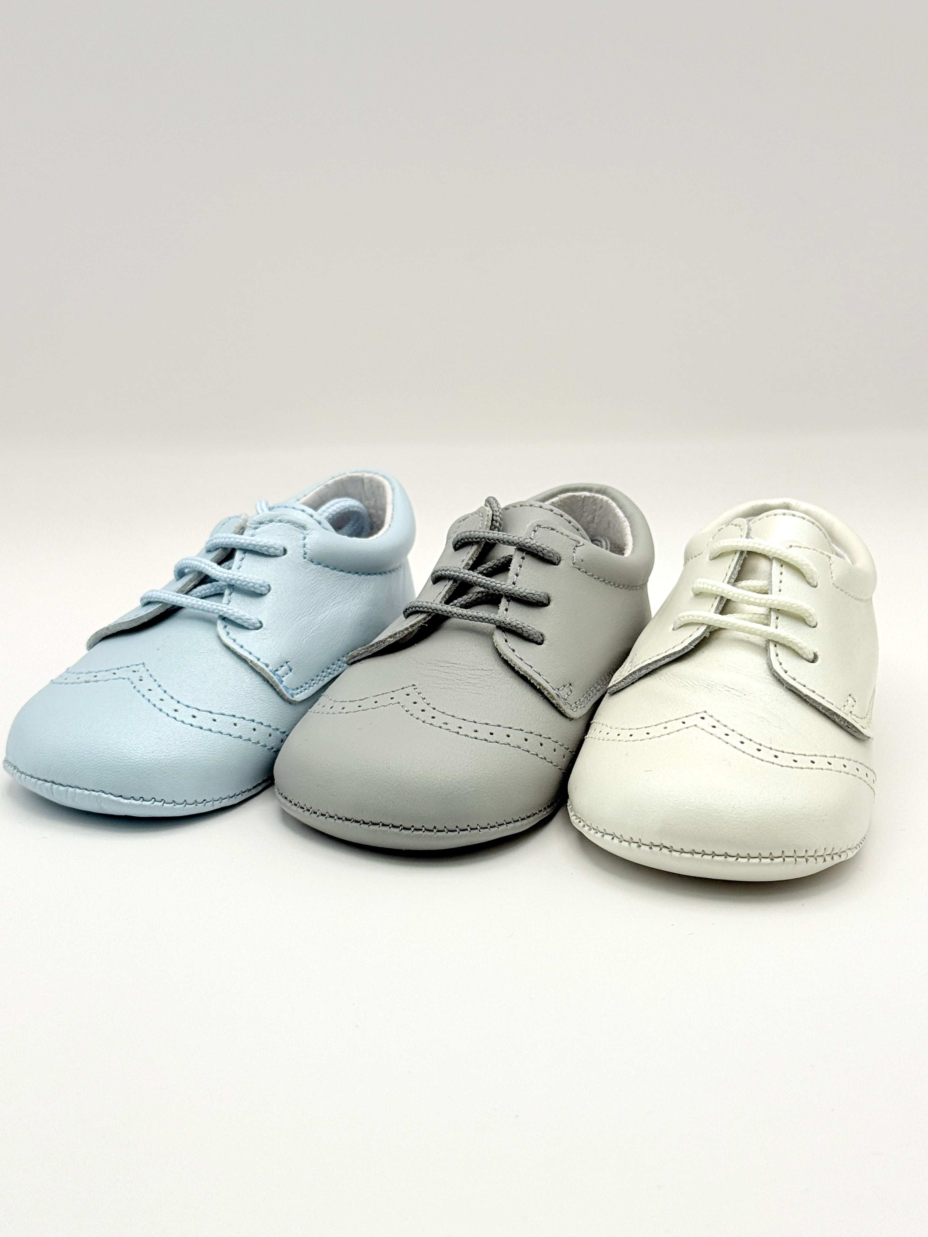 Crib Shoe Blucher Nacar Blue