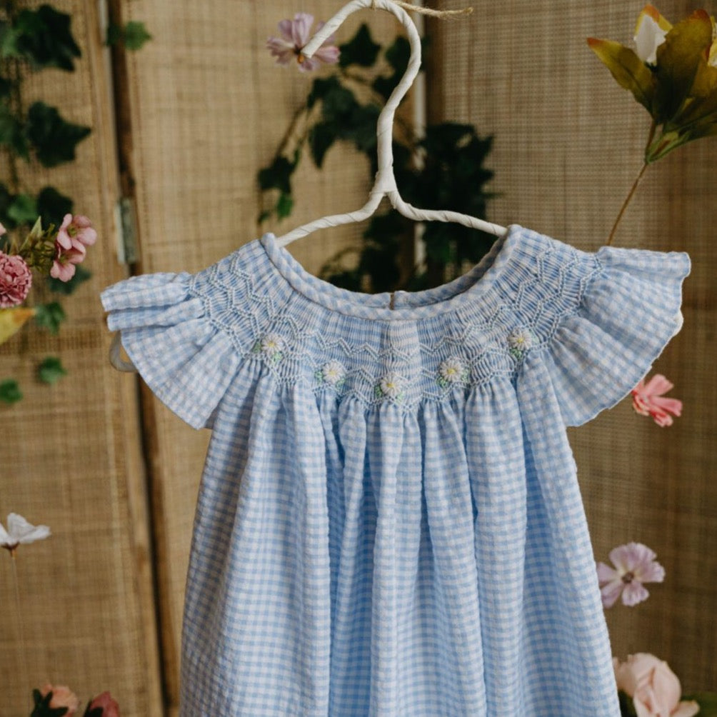 Smock Bloomer Set Daisies- 2pc
