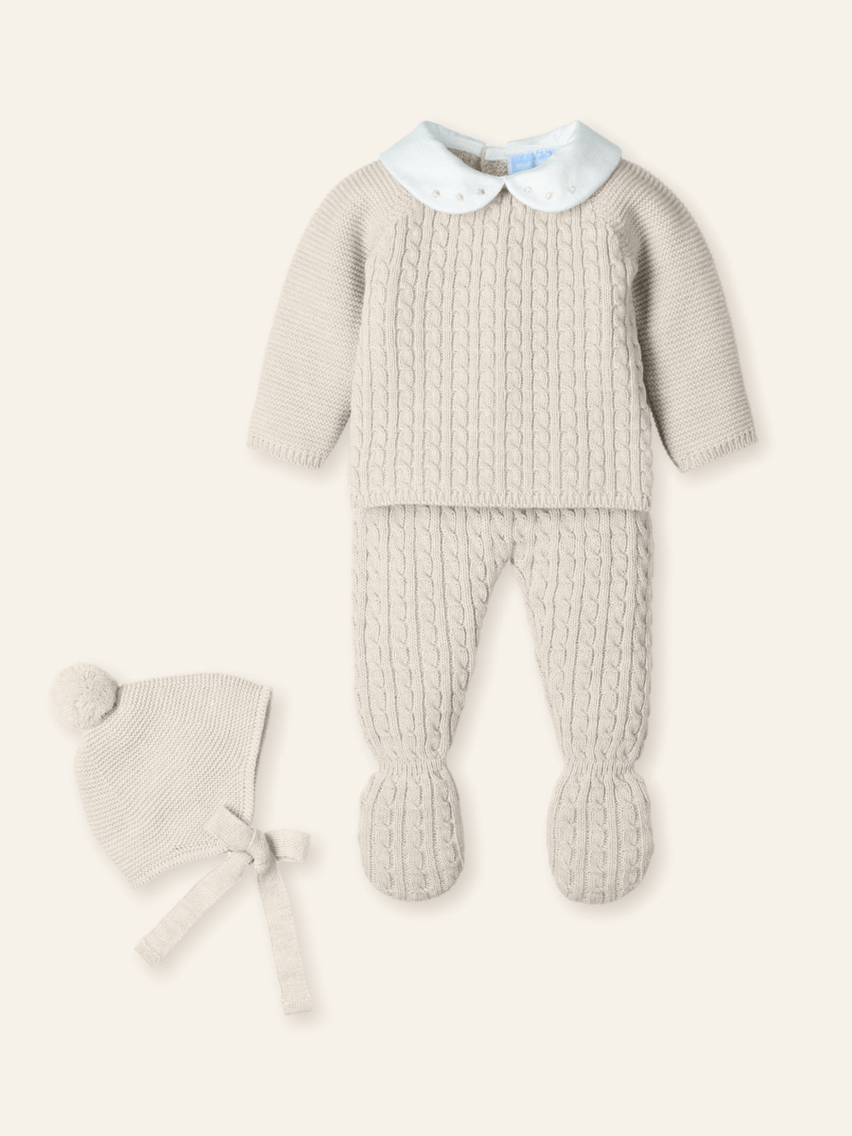 Knit Set Cloud- 3pc