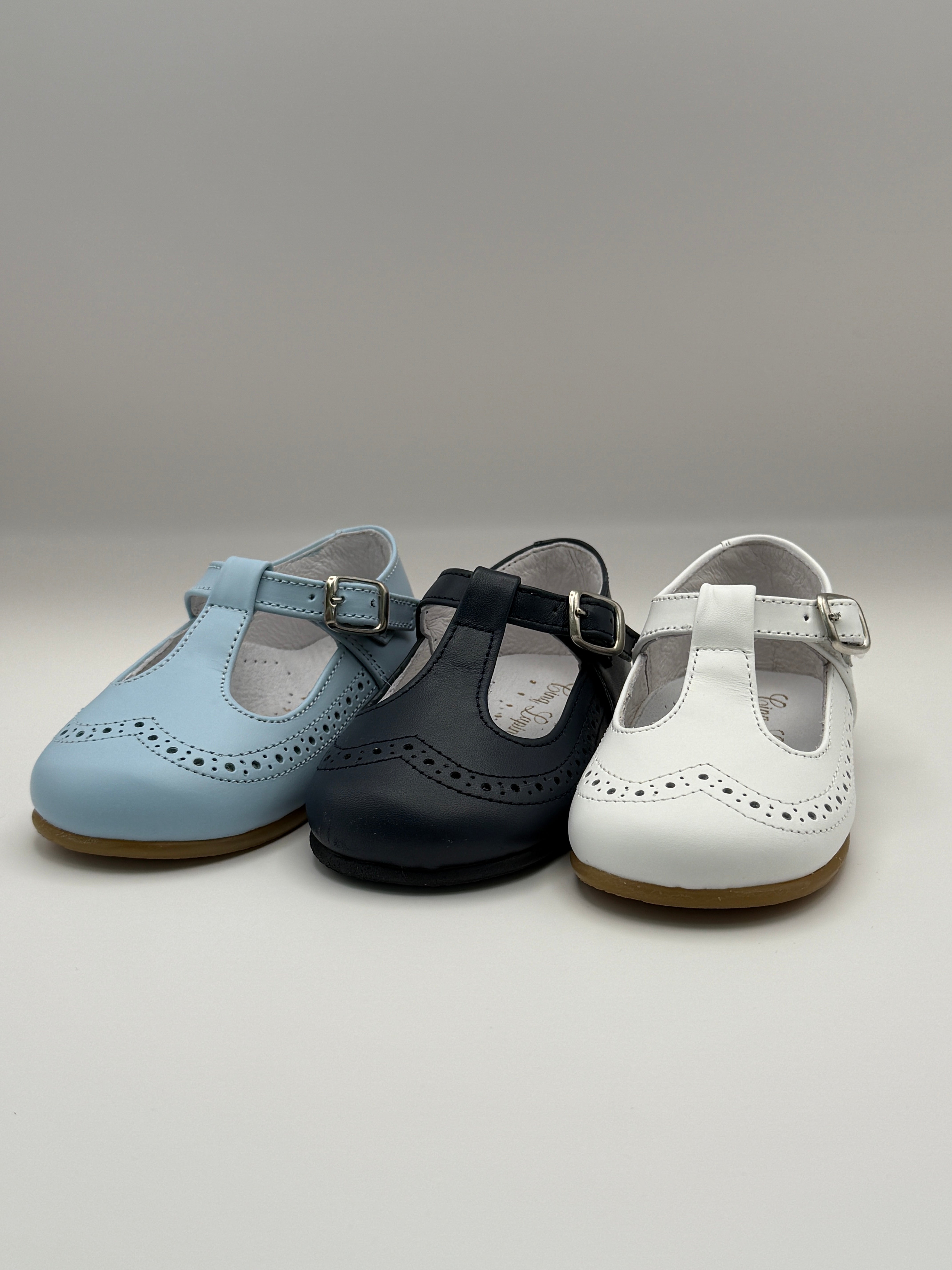 Oxford T-strap Baby Blue