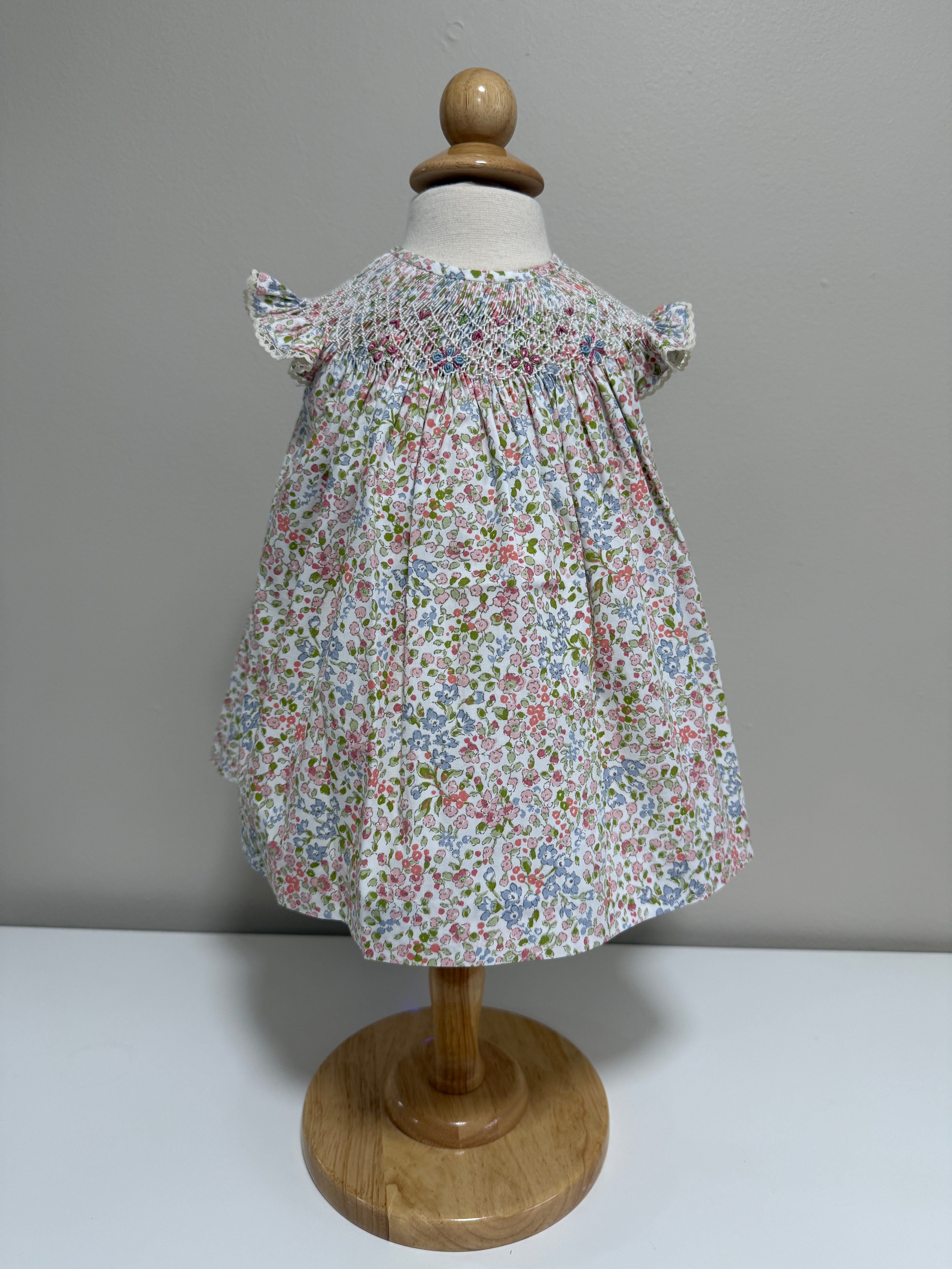 Smock Dress Bolillo Aletas