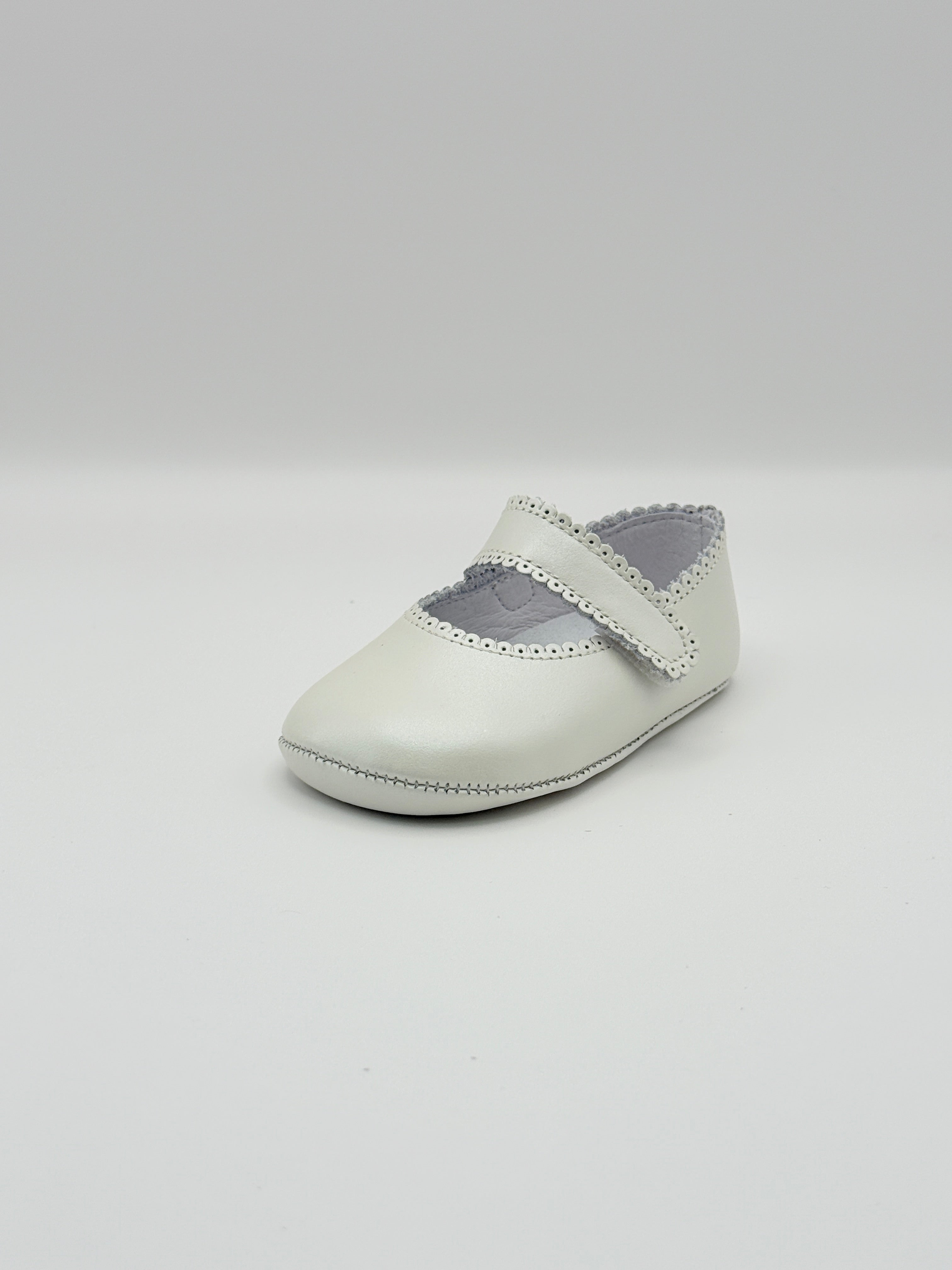 Crib Shoe Mary Jane Nacar Ivory