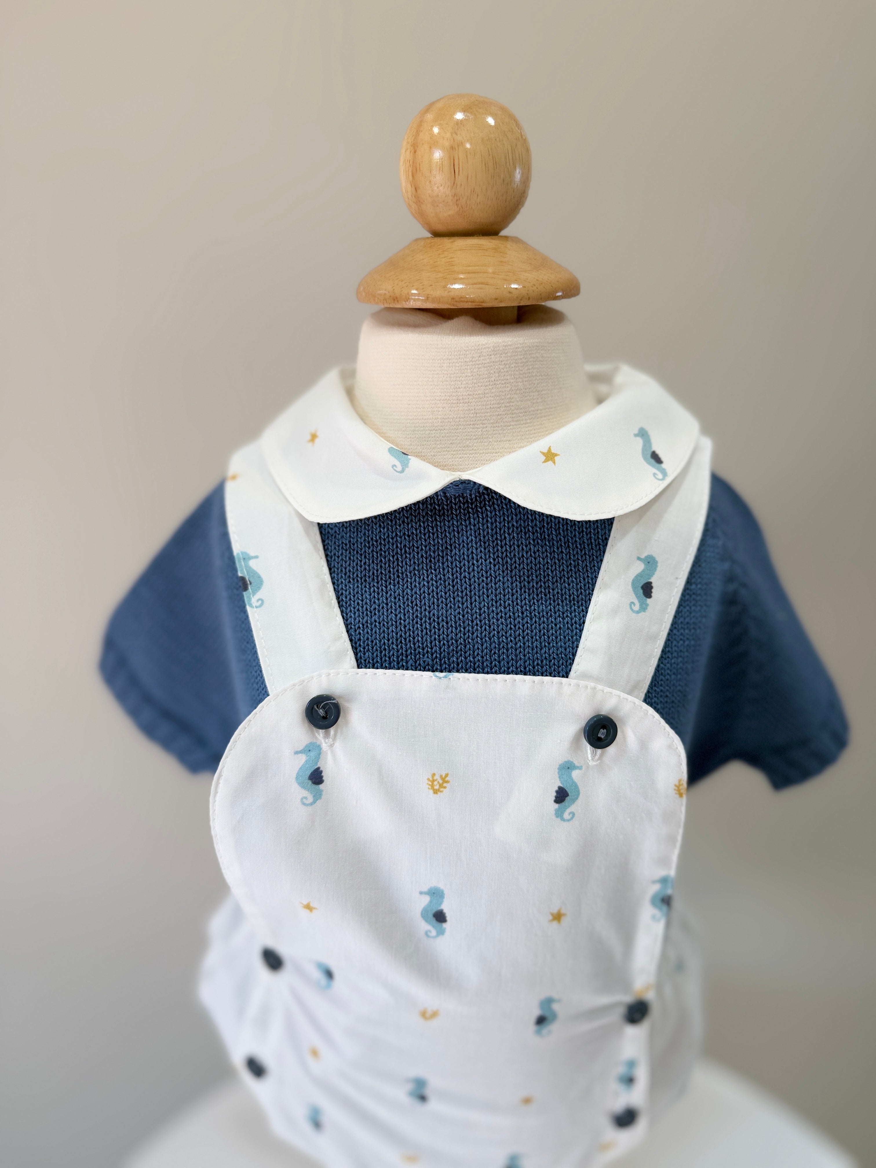 Dungaree Set Seahorse