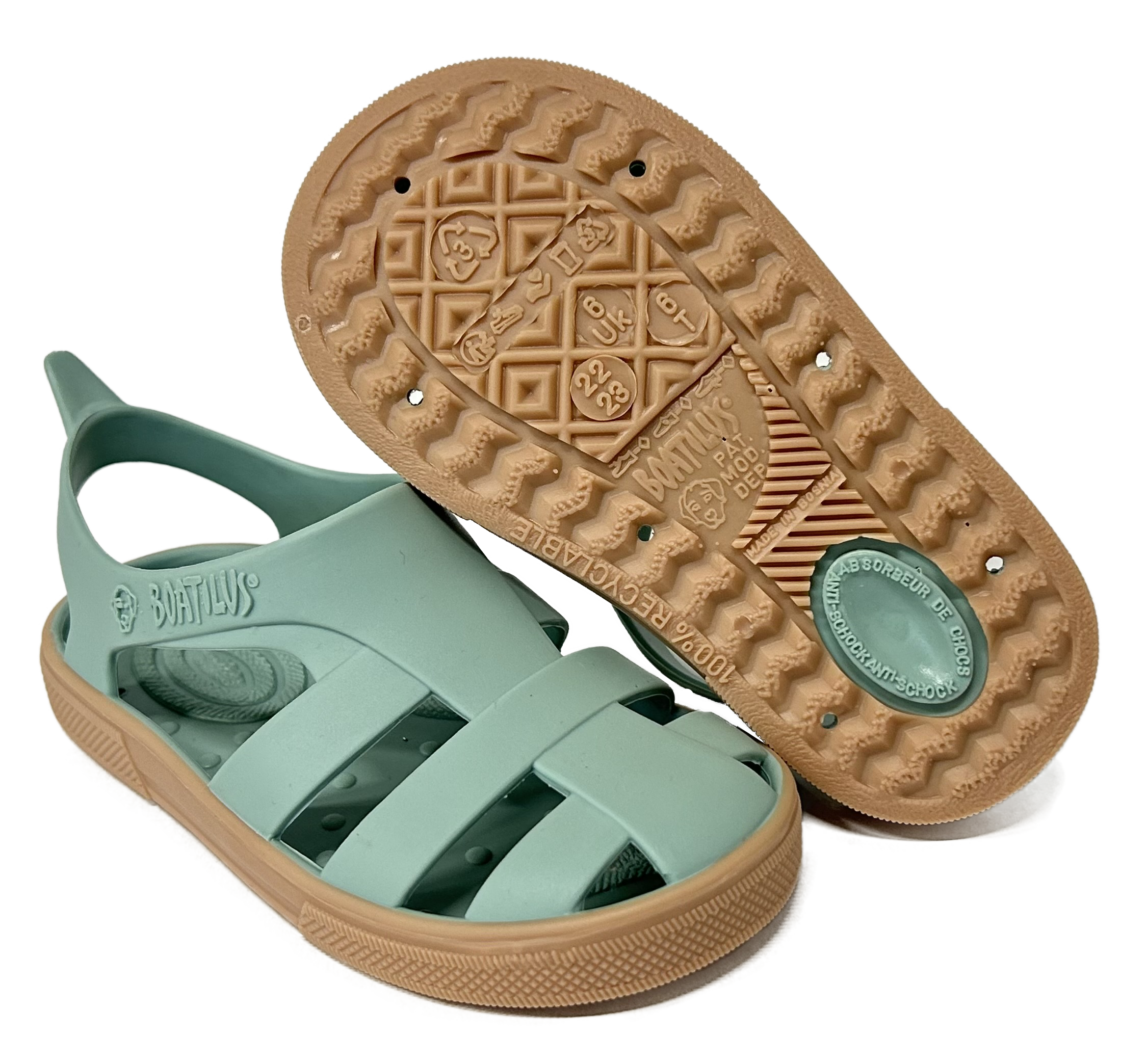 Boatilus Bioty Pastel Green Sandal