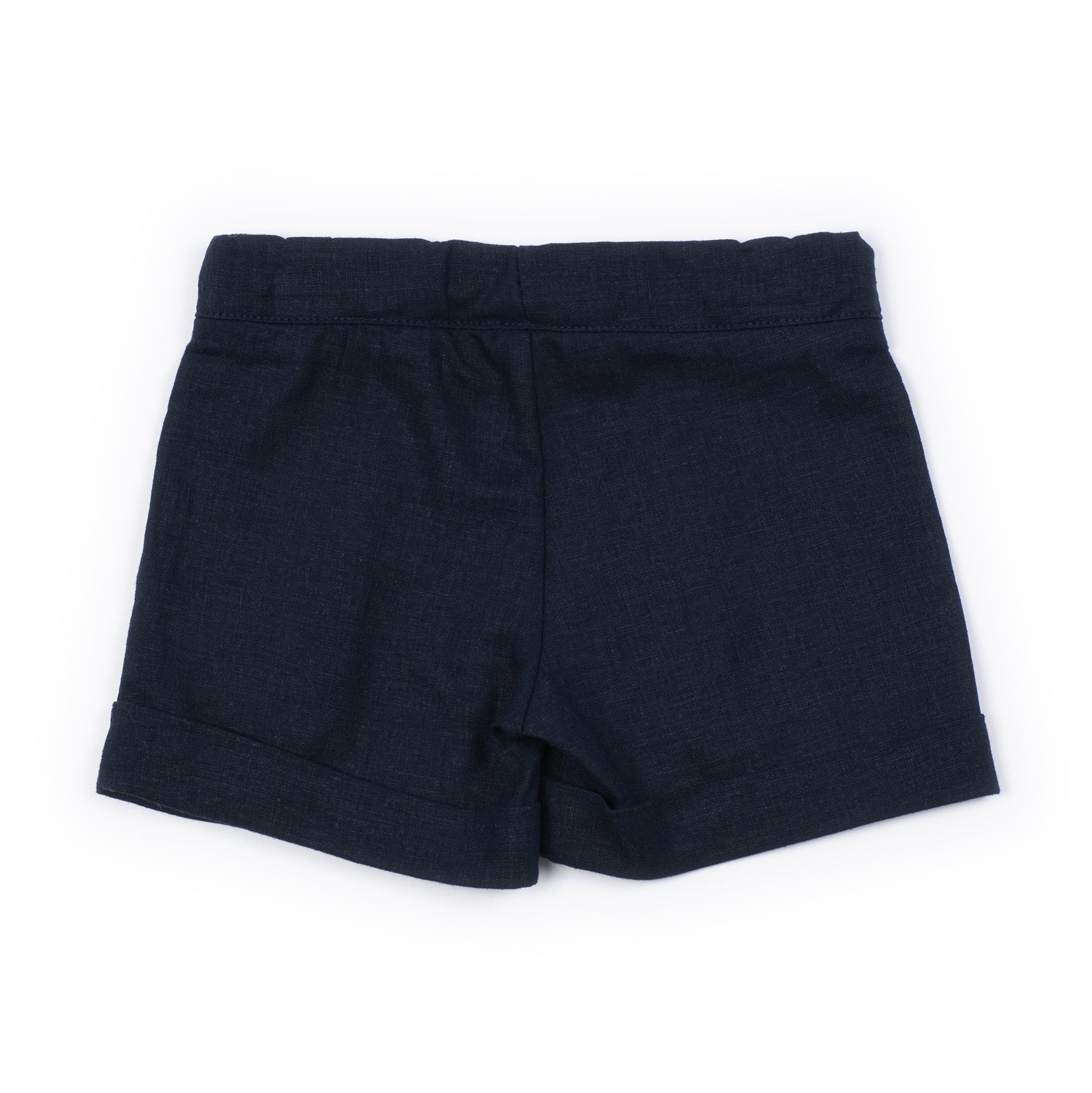 Black shorts on a white background