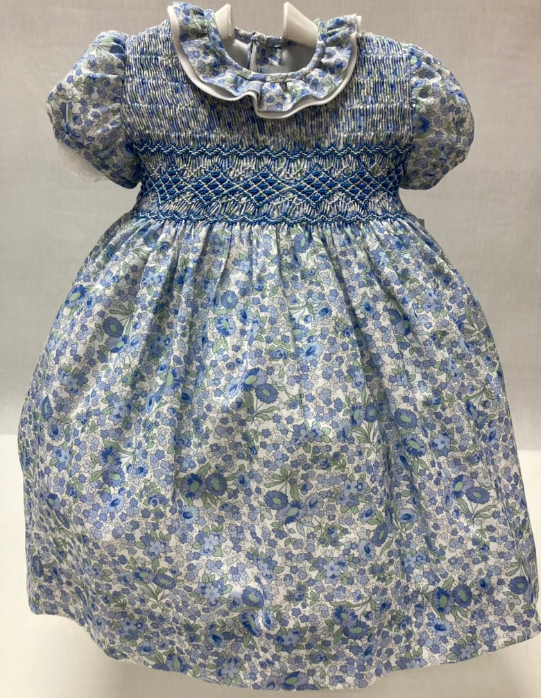 Filita 'Violeta' Blue Floral Dress