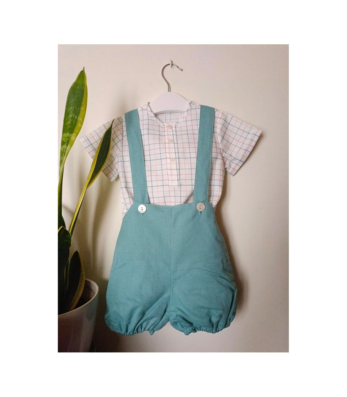 Suspender Set Green