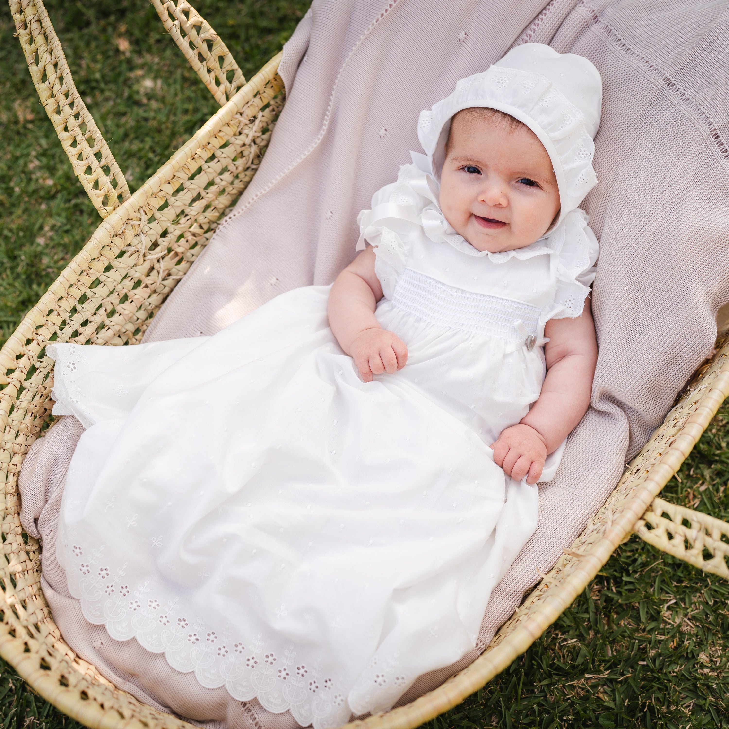 Christening Gown Flowers- 2pc