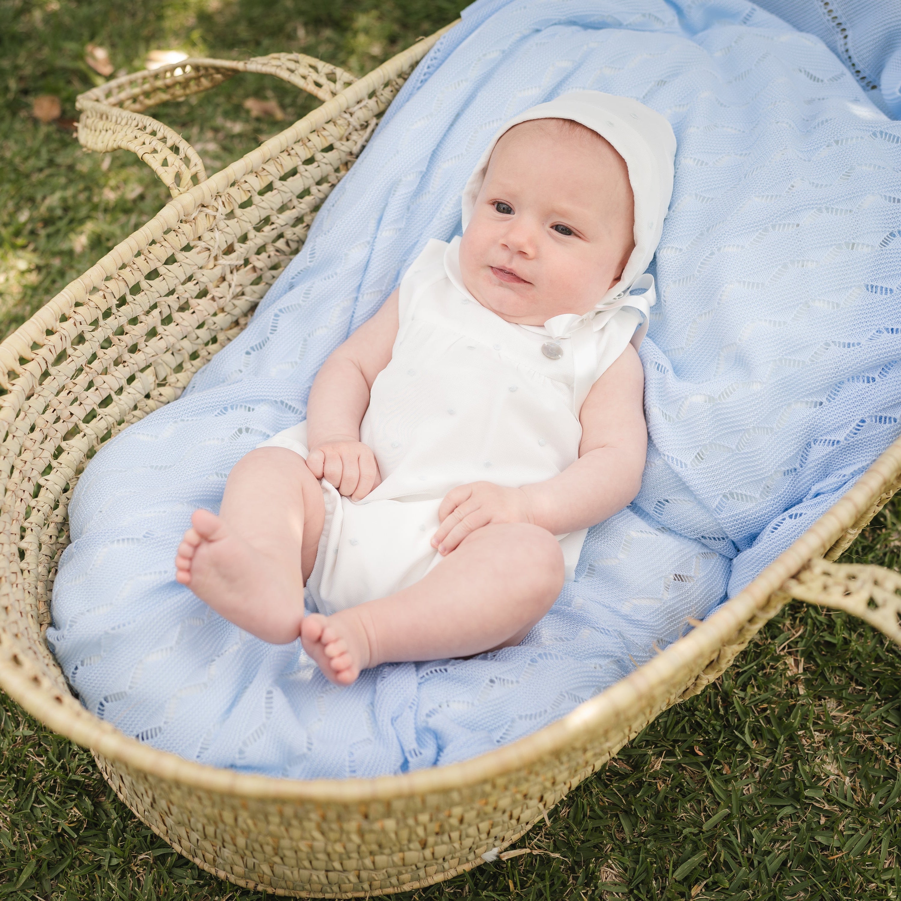 Romper Celeste Blue- 2pc