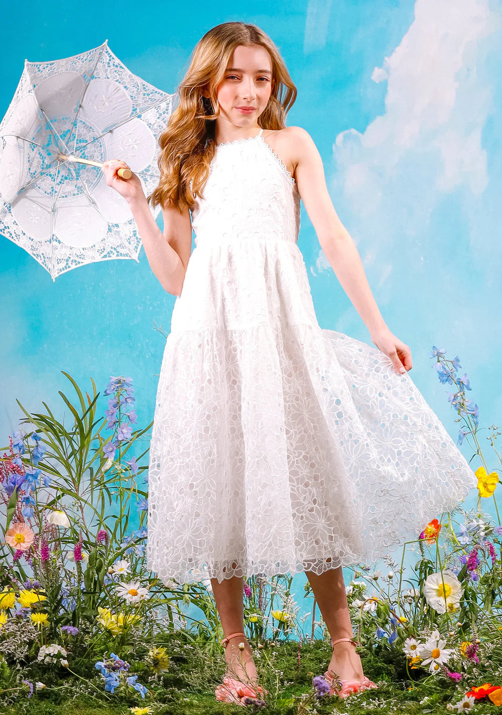 Dress Sadie Embroidered Maxi