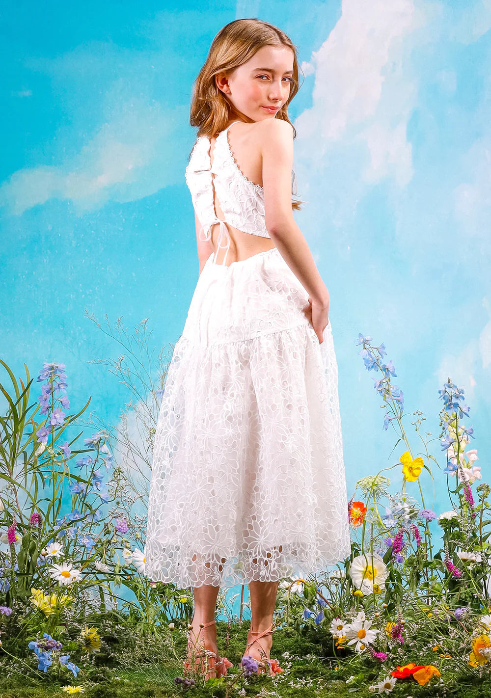 Dress Sadie Embroidered Maxi