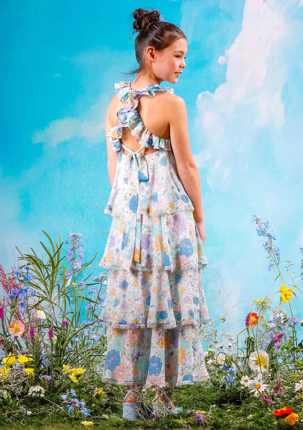 Dress Azure Maxi Floral