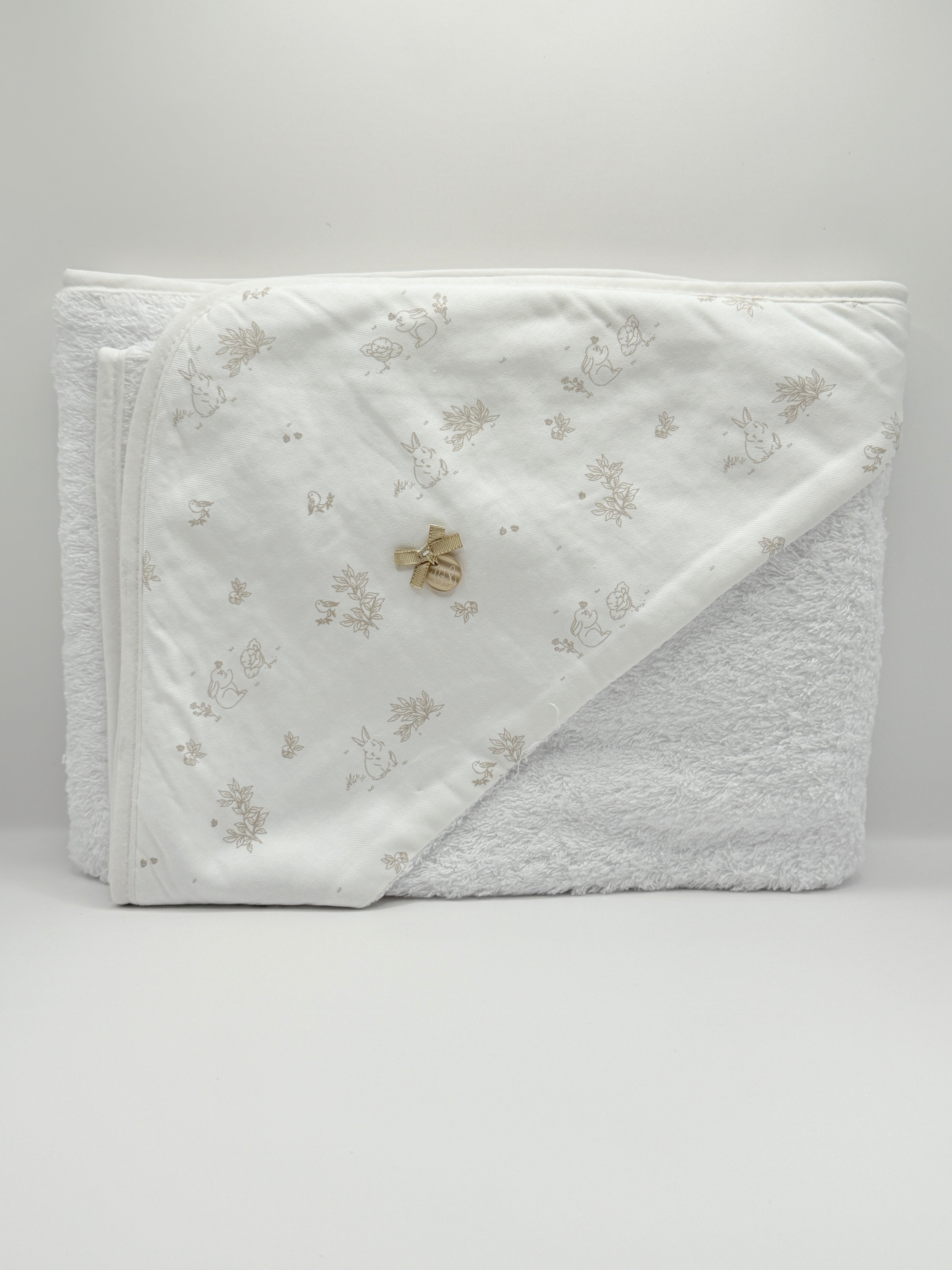 Hooded Towel XL Telma Beige