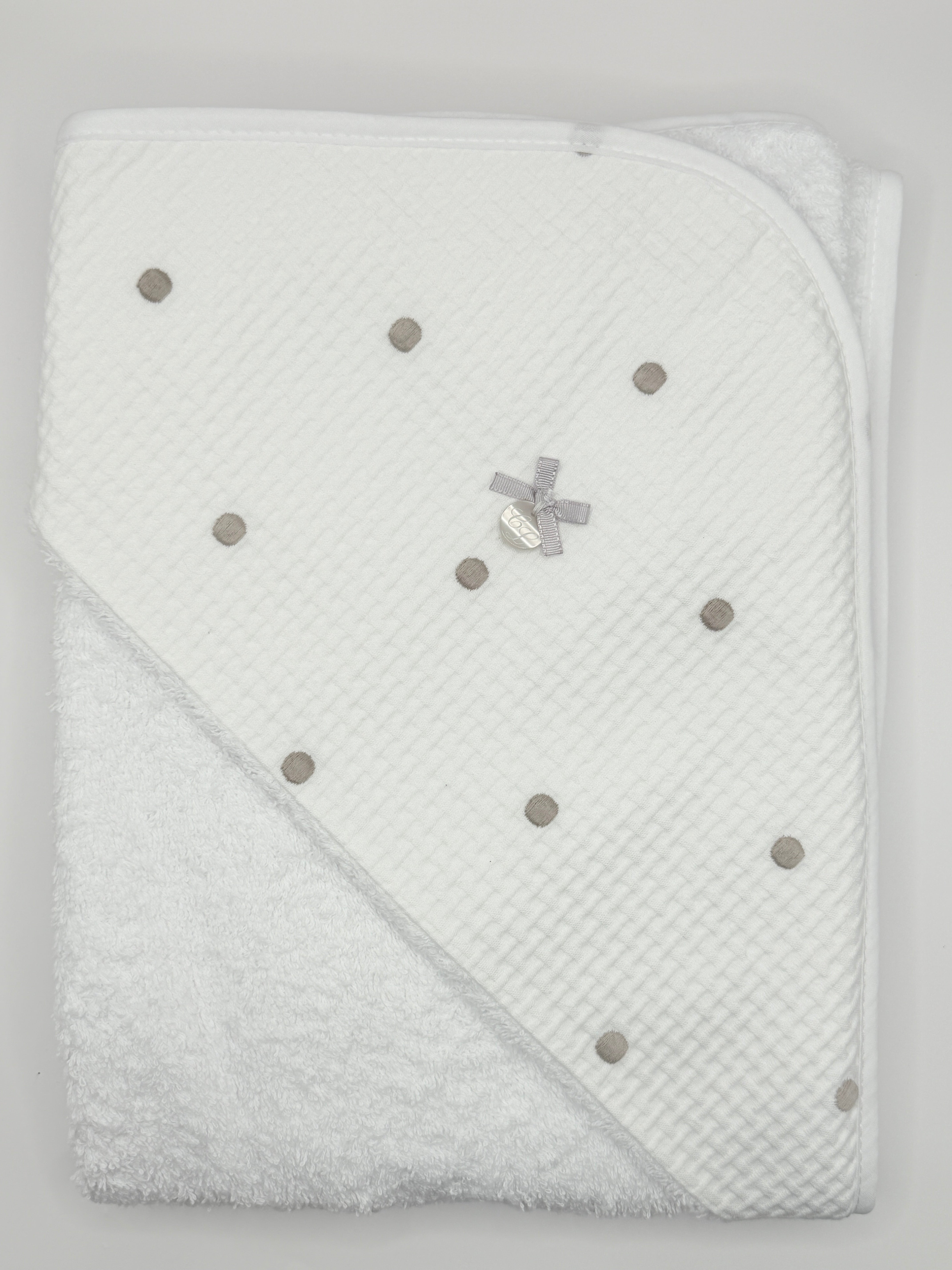 Hooded Towel XL Bopi Grey