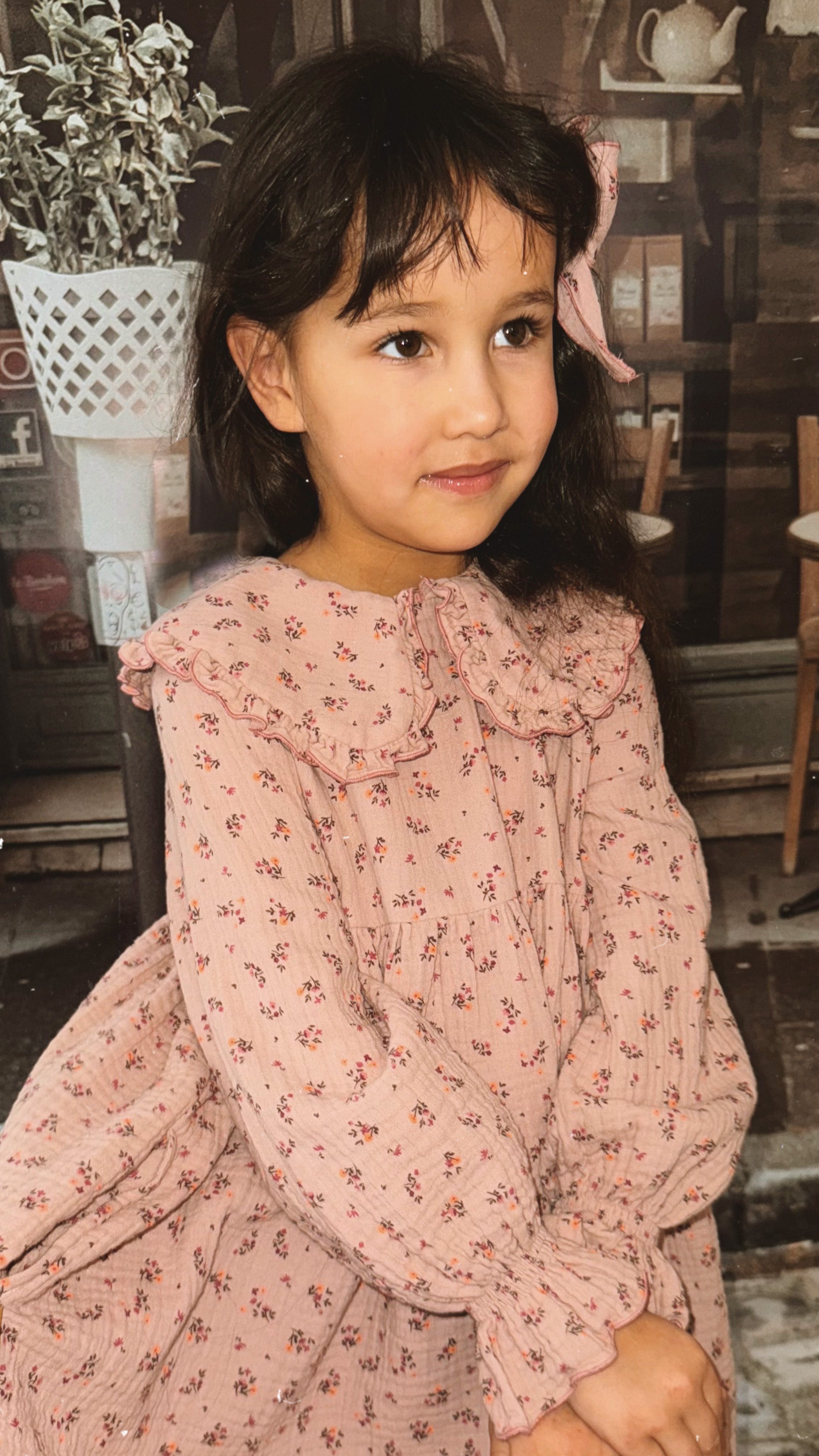 Pink Floral Dress