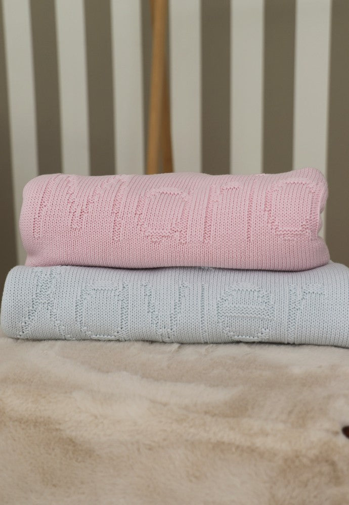 Blanket Custom Name- Wool