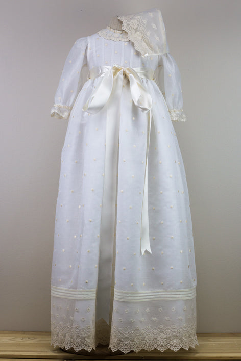 Christening Gown Macarena- 2pc