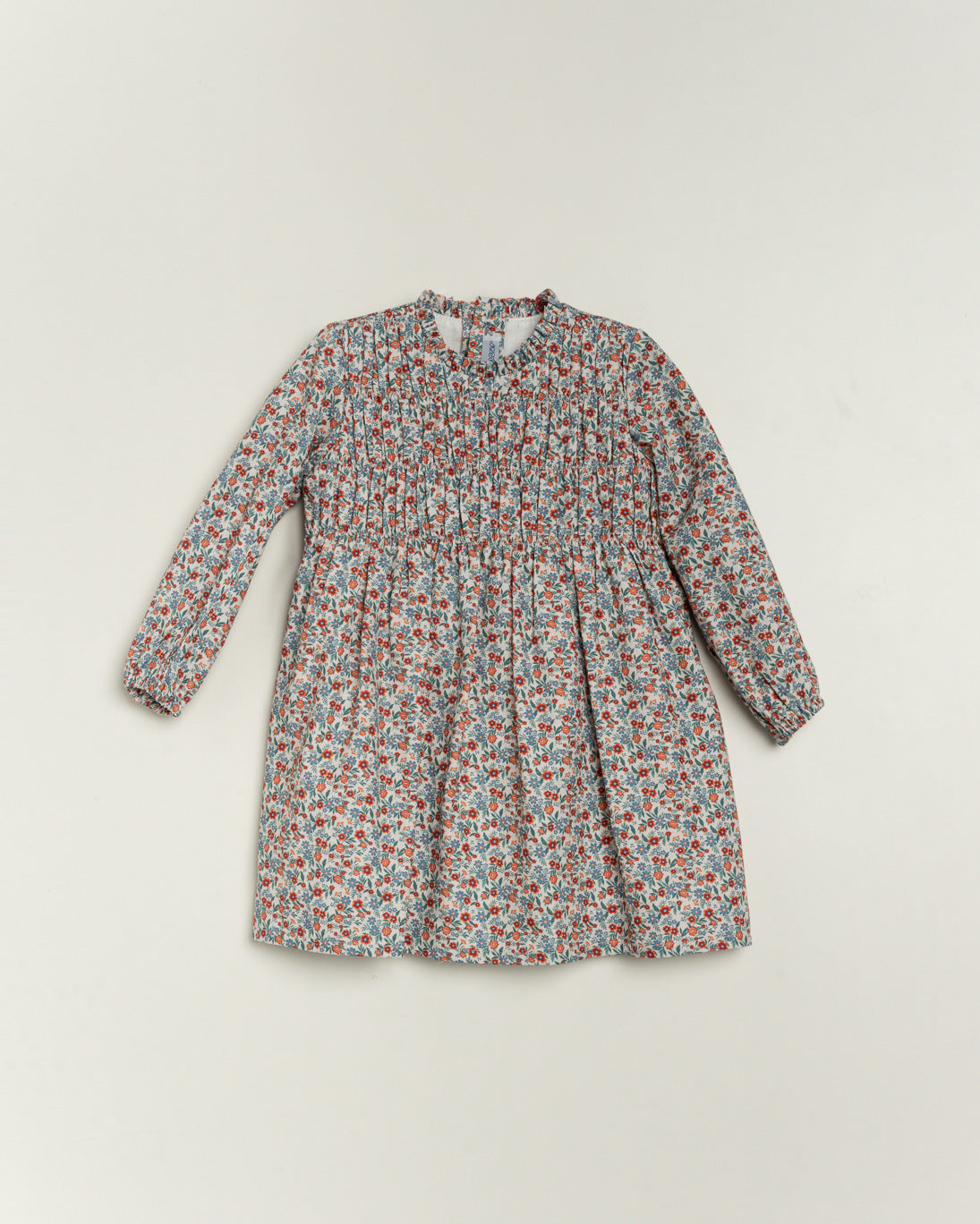 Floral dress on a white background