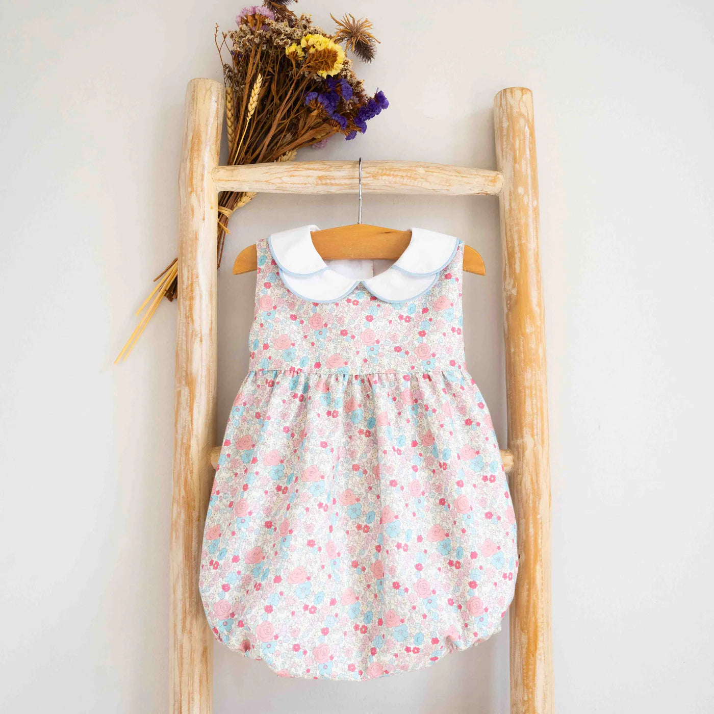 Romper Floral Scallop