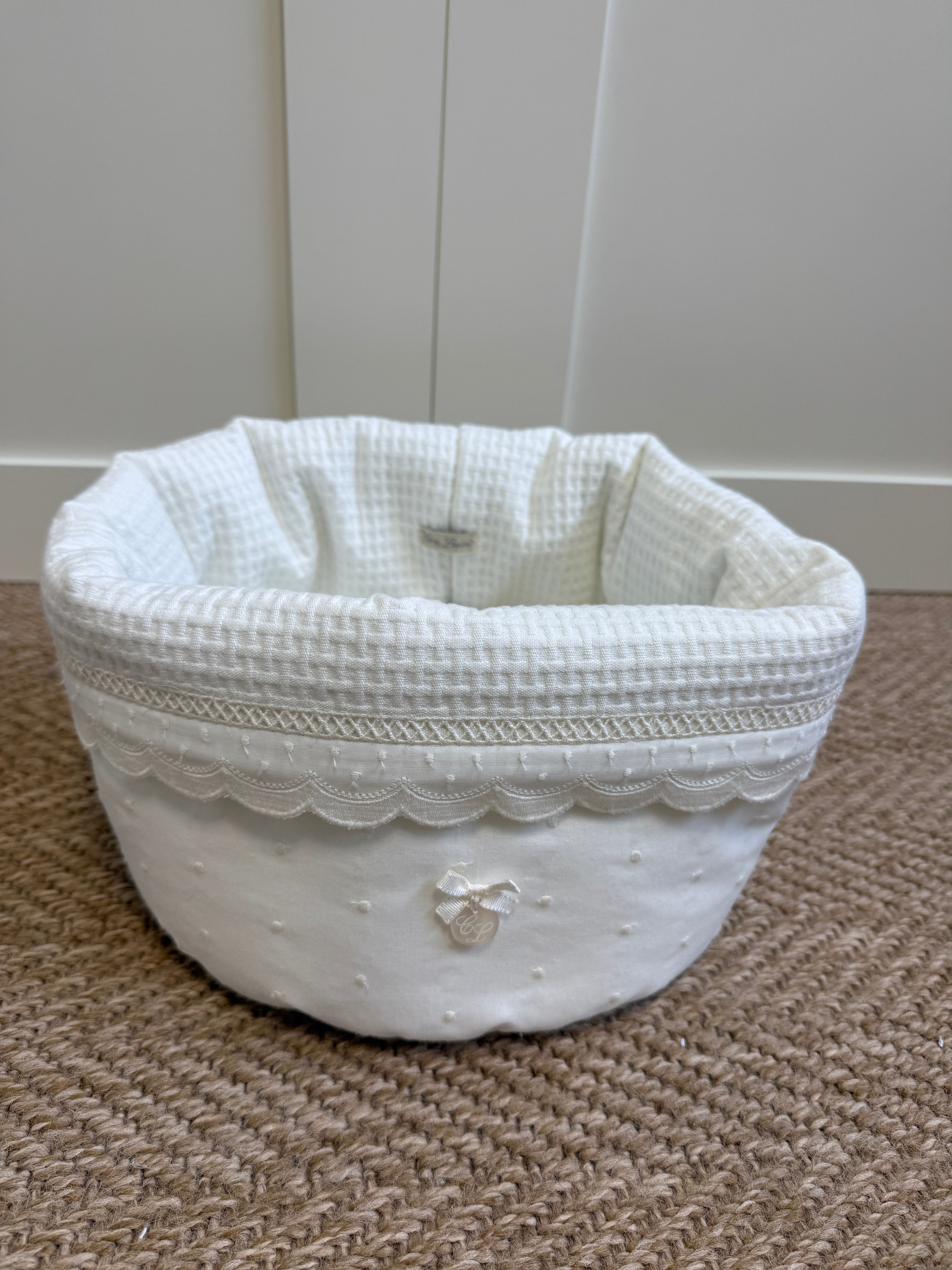 Toiletry Basket Lucia Beige
