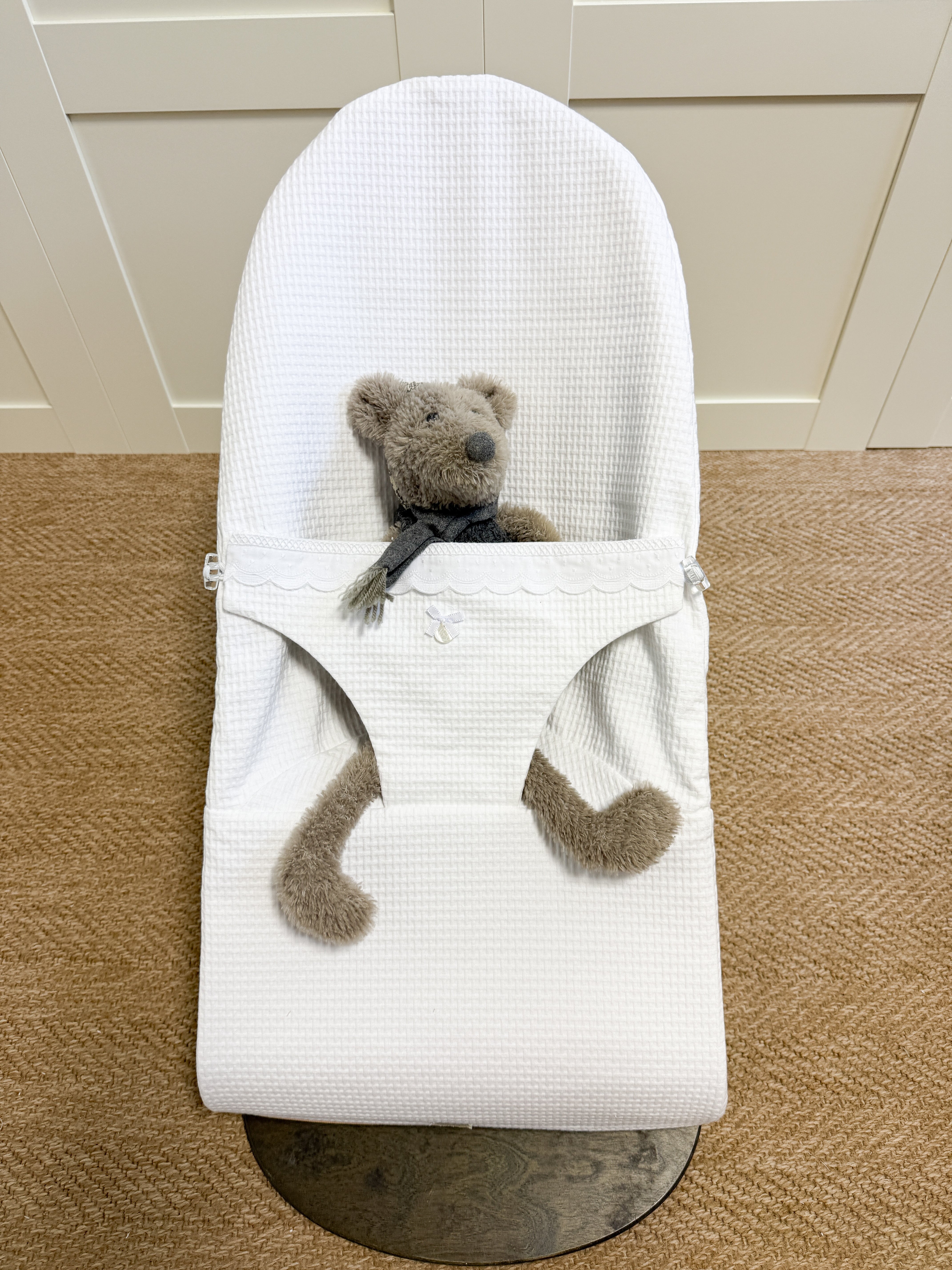 BabyBjorn Bouncer Cover Lucia White