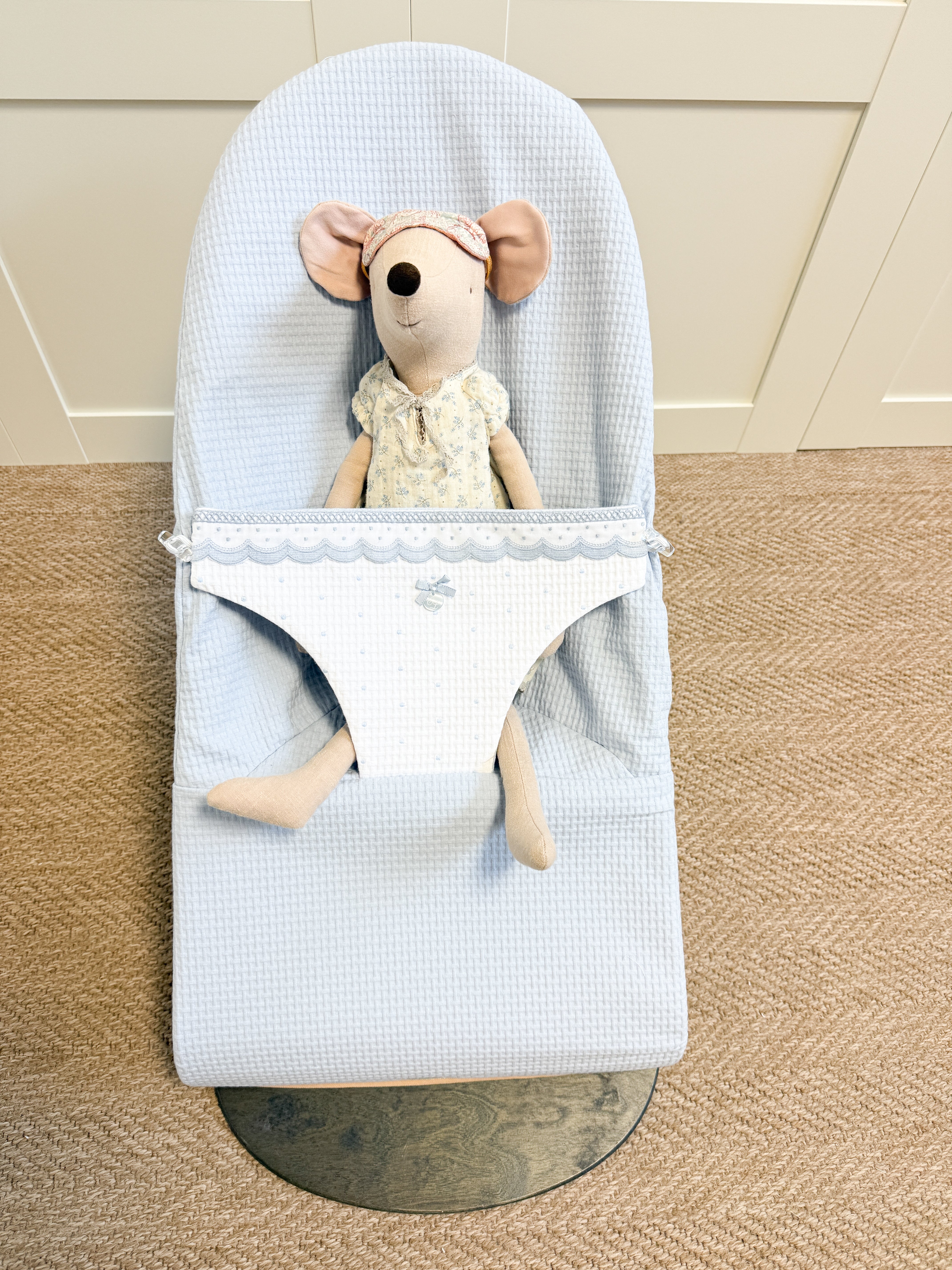 BabyBjorn Bouncer Cover Dots Blue