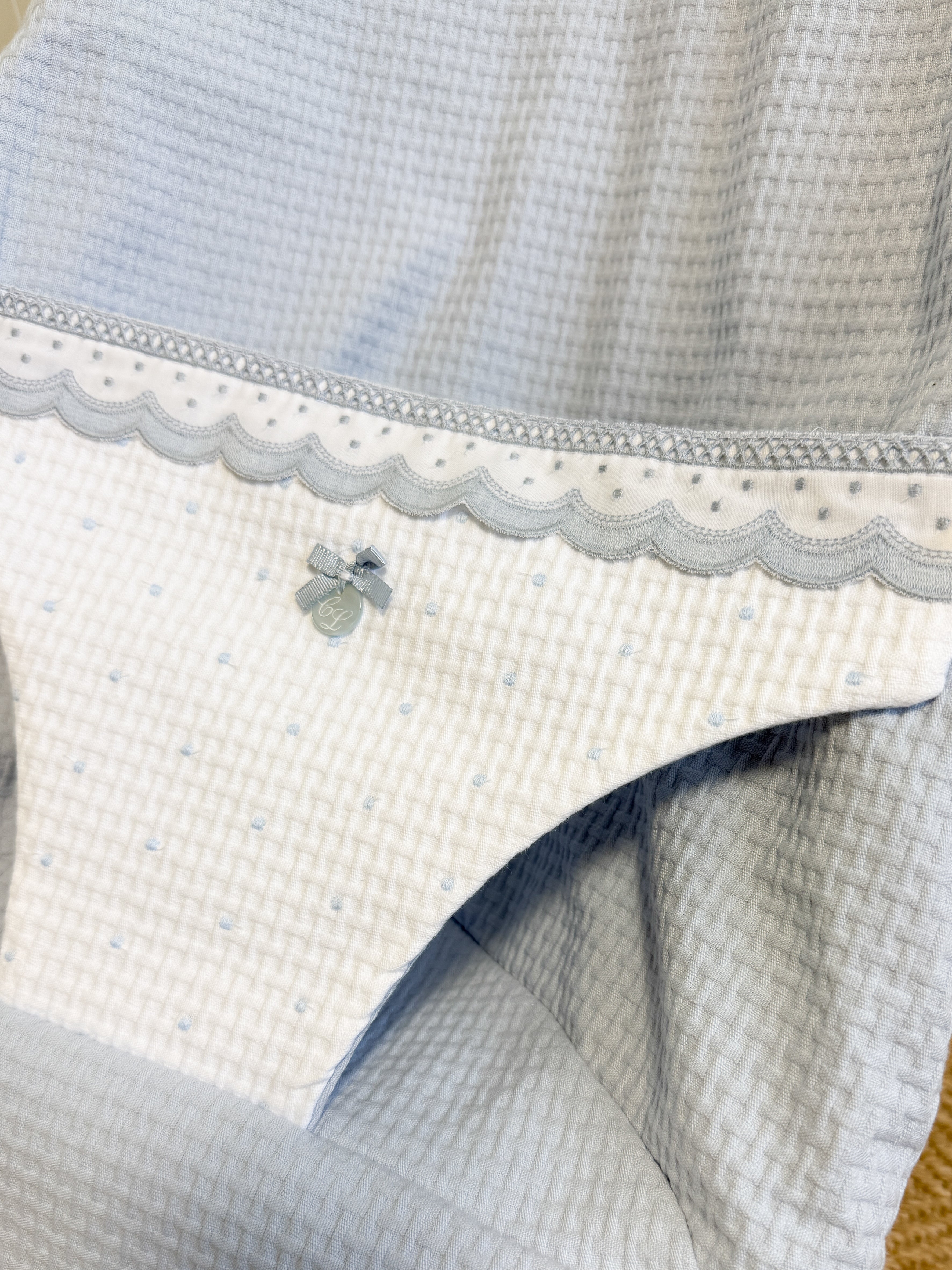 BabyBjorn Bouncer Cover Dots Blue