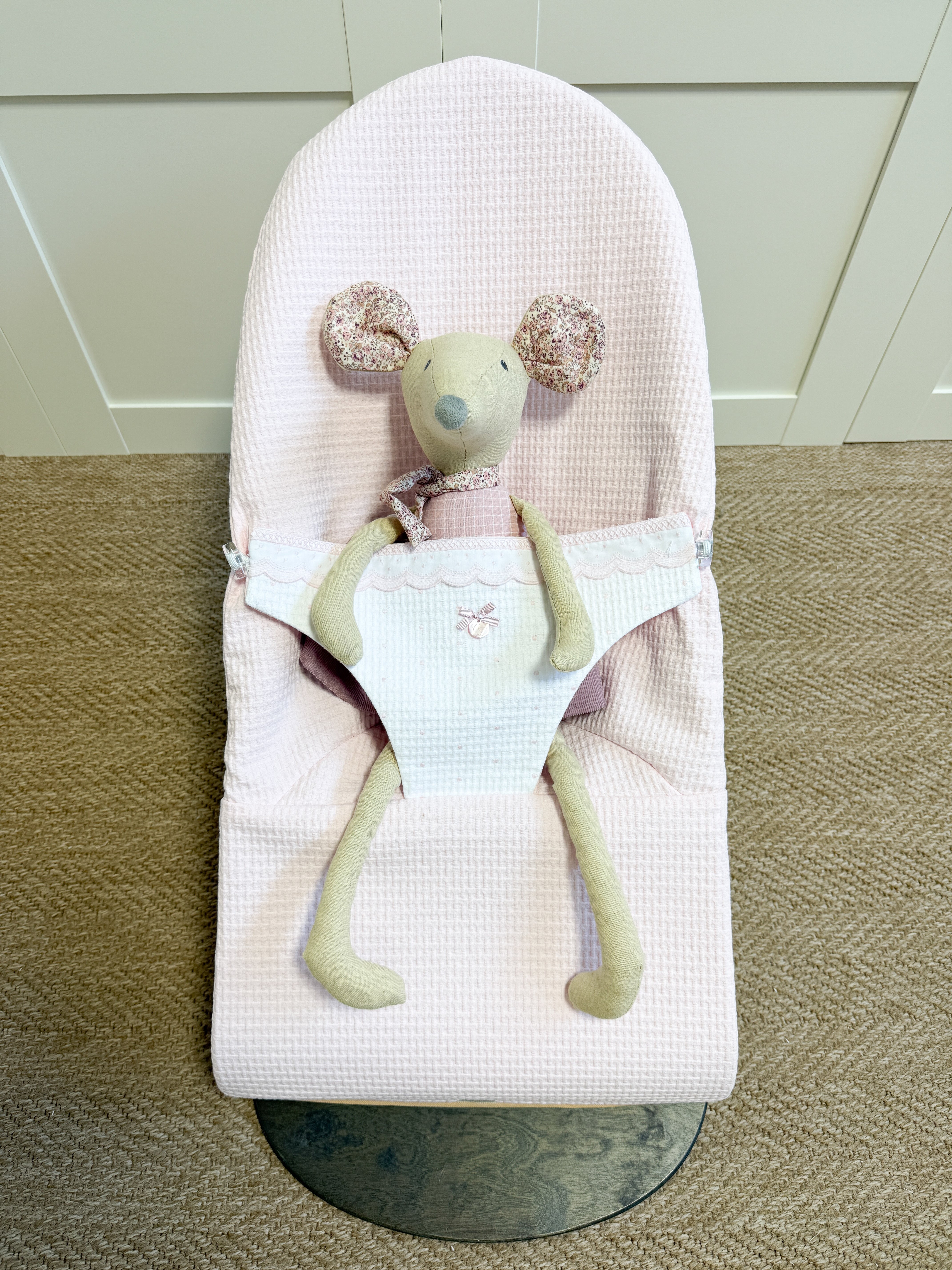 BabyBjorn Bouncer Cover Dots Pink