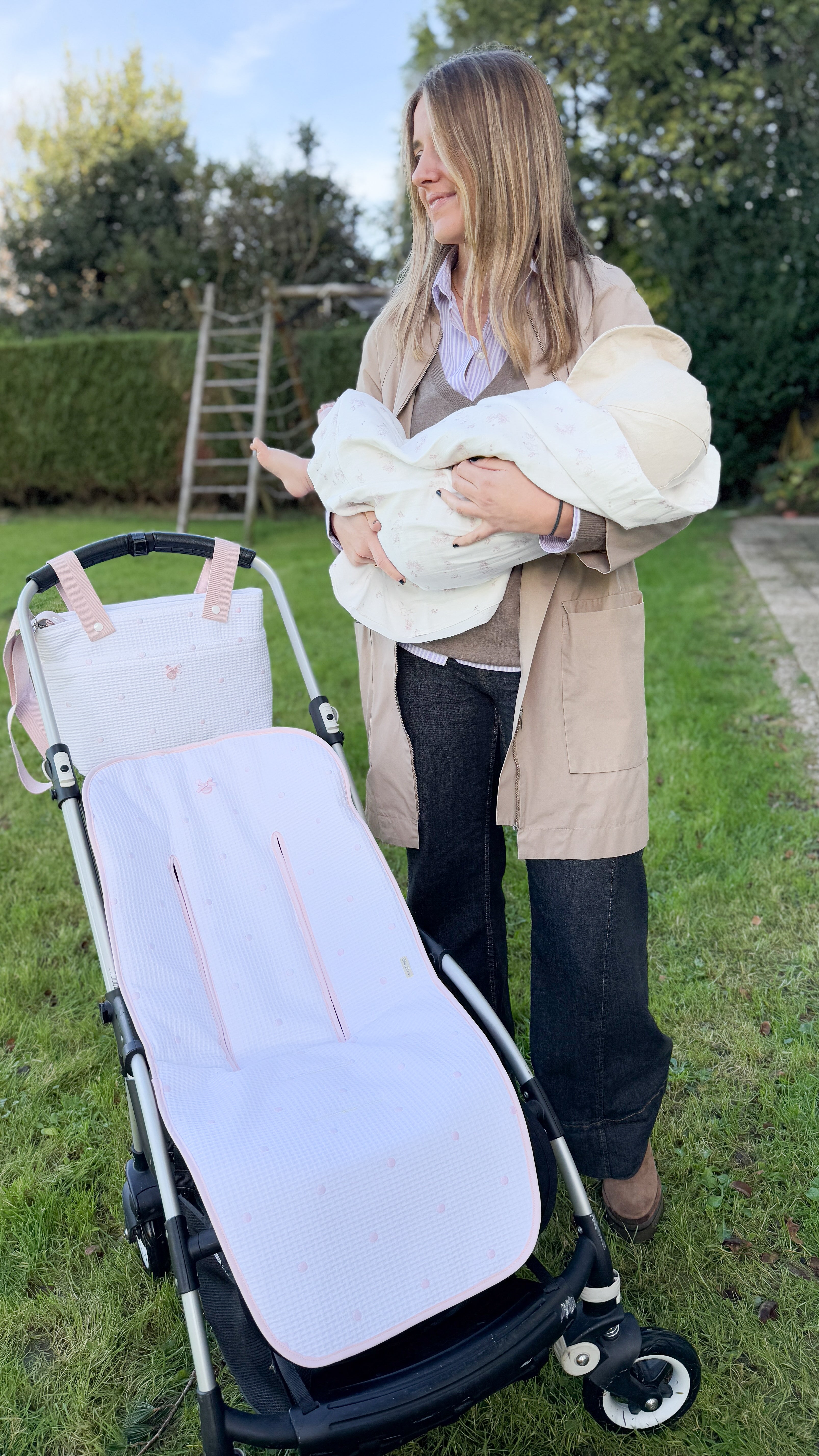 Universal Stroller Liner Bopi Pink