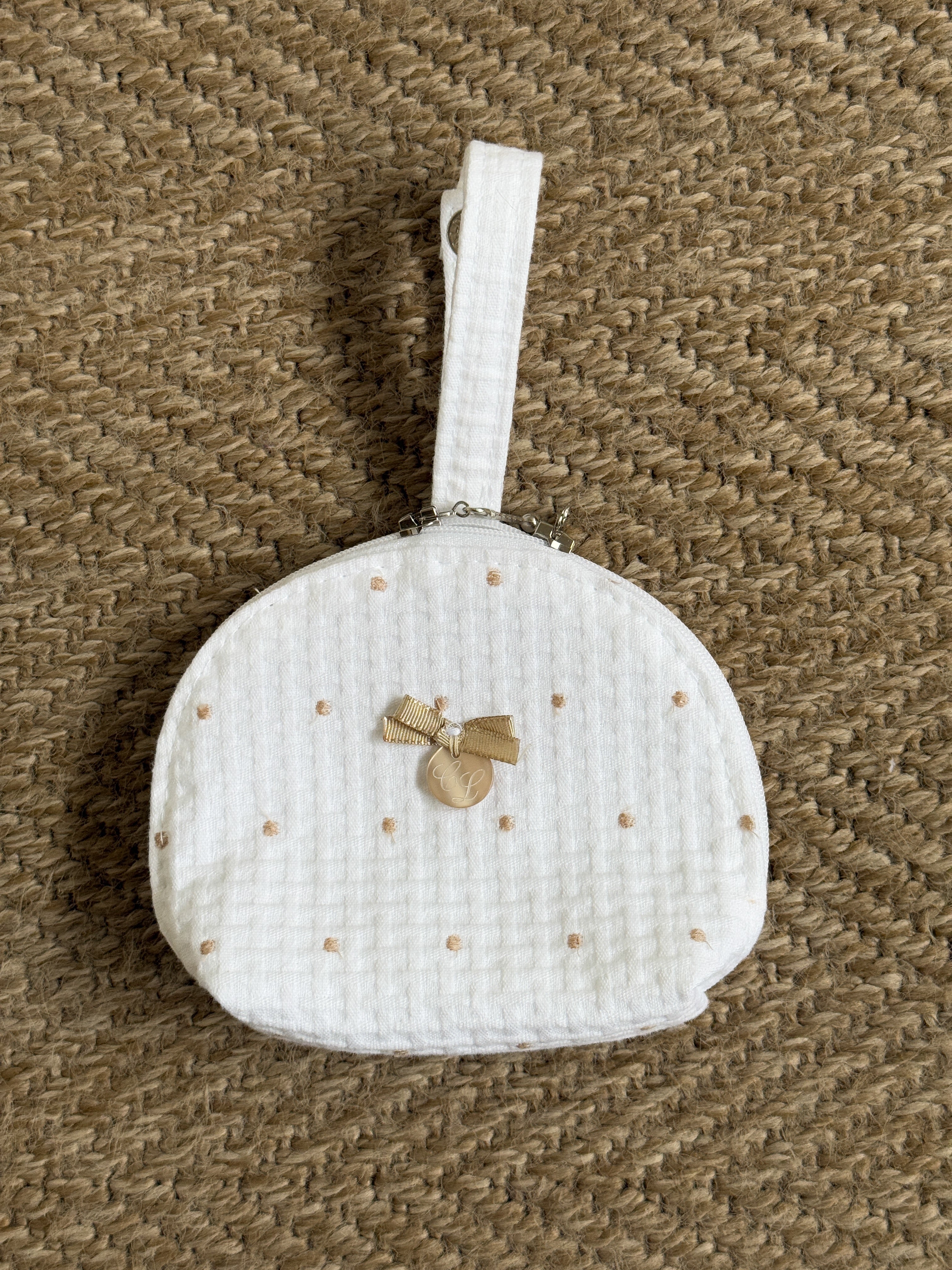 Pacifier Holder Bag Dots