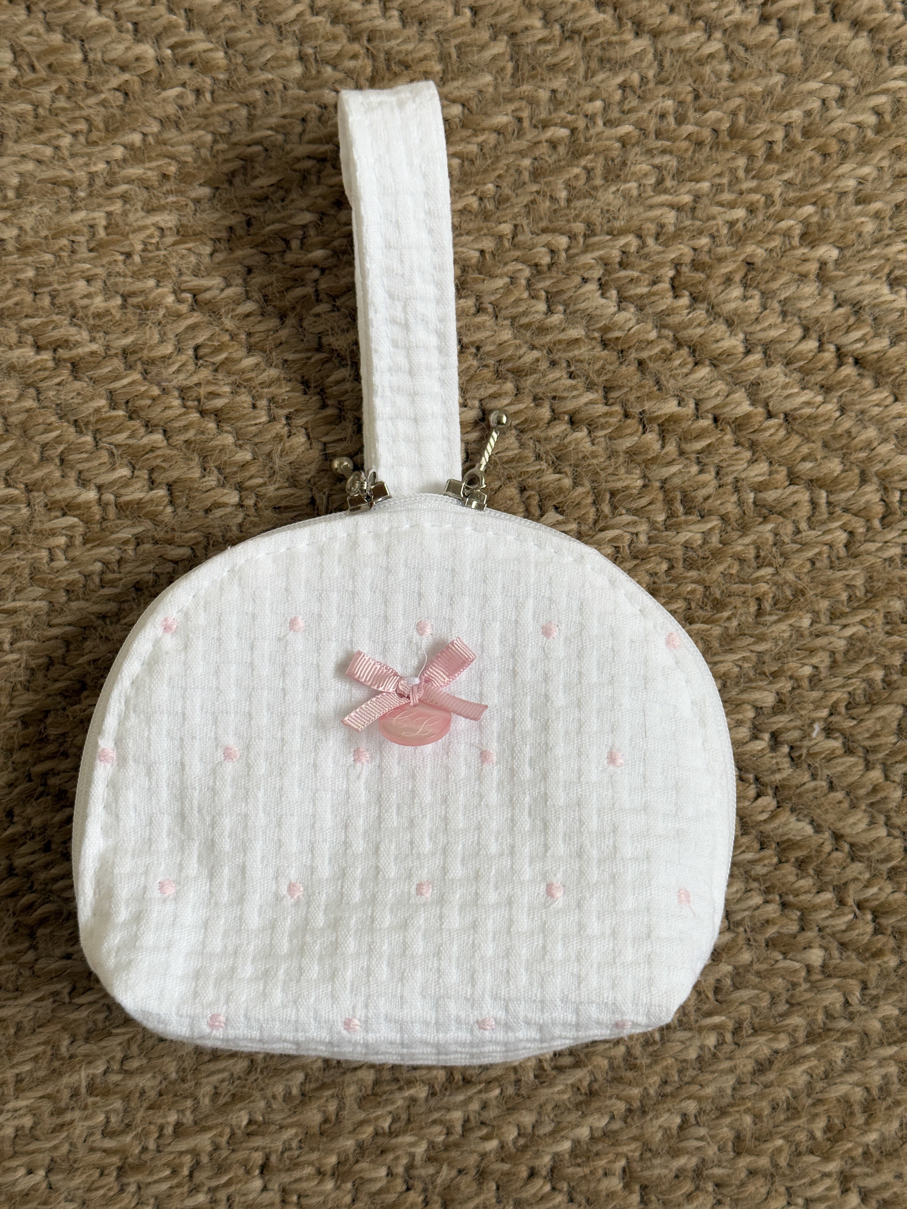 Pacifier Holder Bag Dots