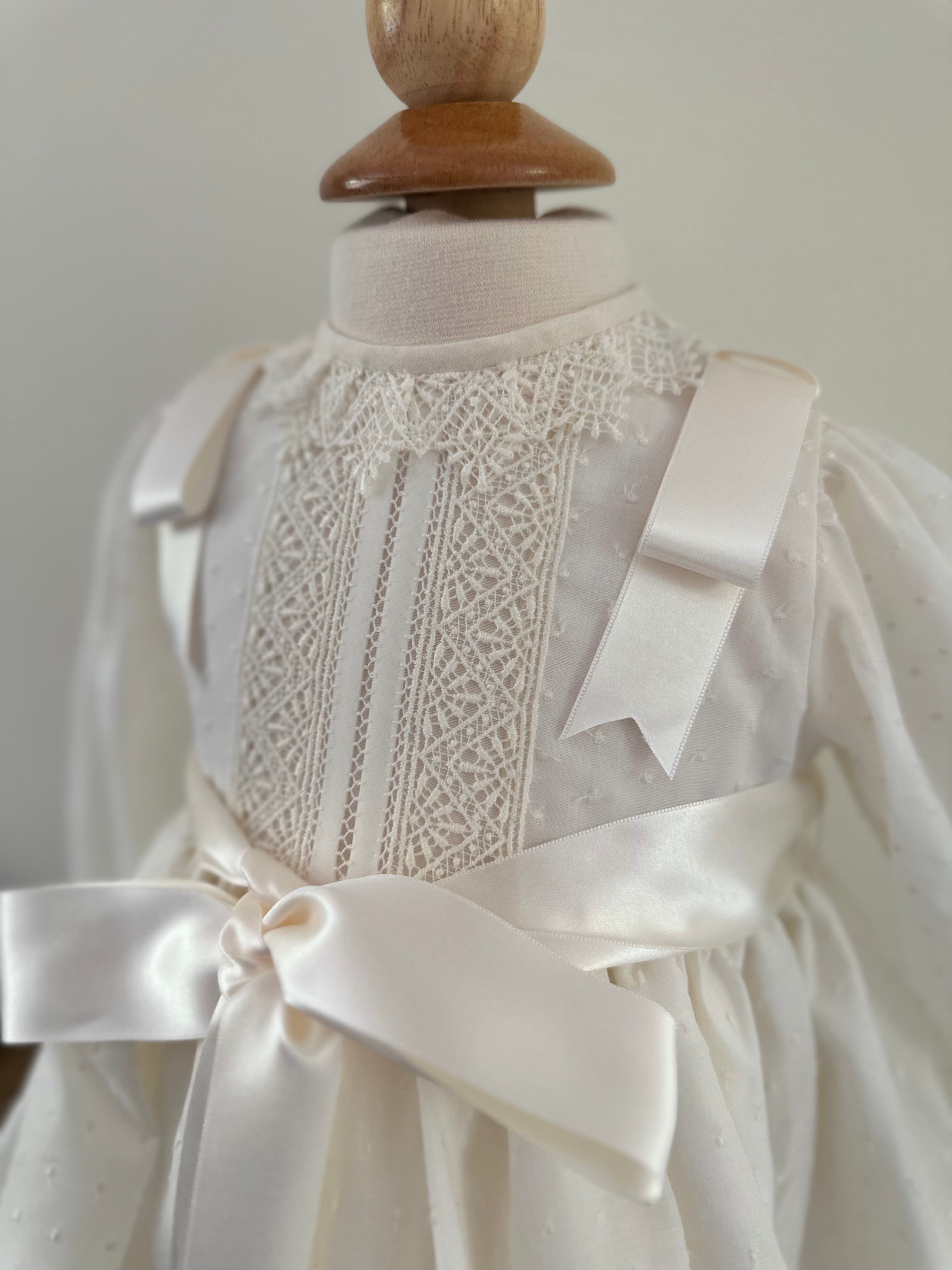 Christening Gown Emelina- 2pc