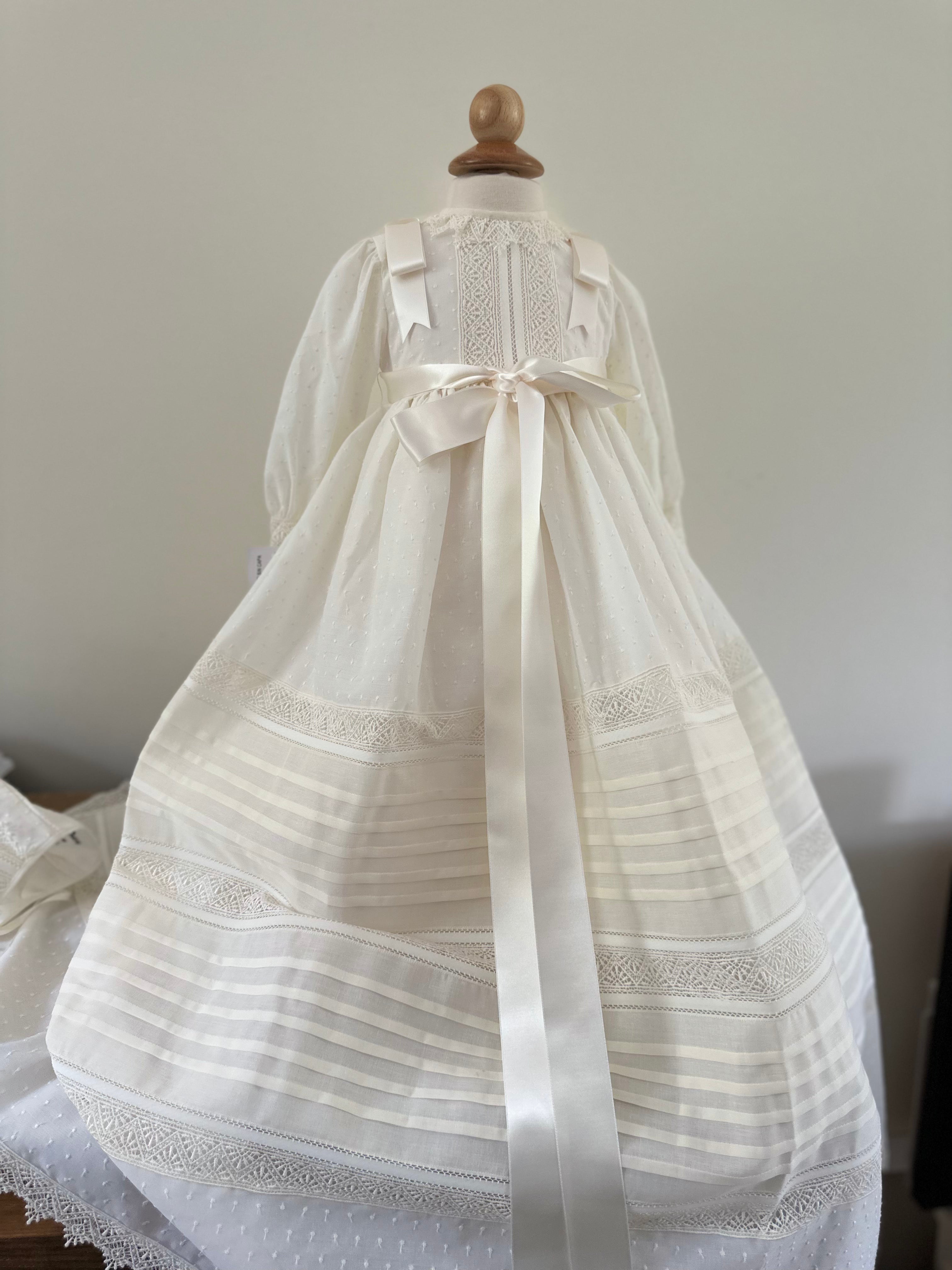 Christening Gown Emelina- 2pc