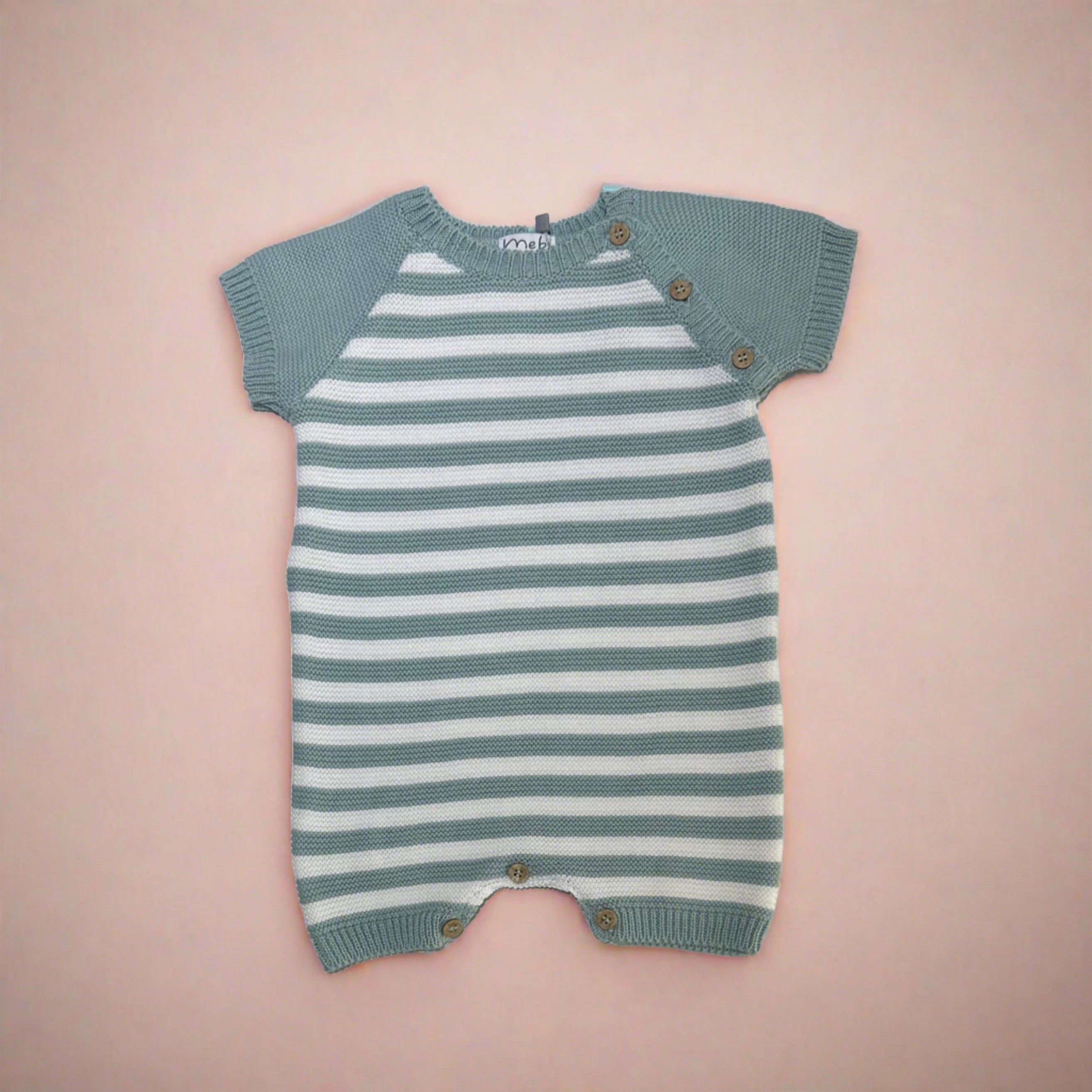 Knit Romper Stripes