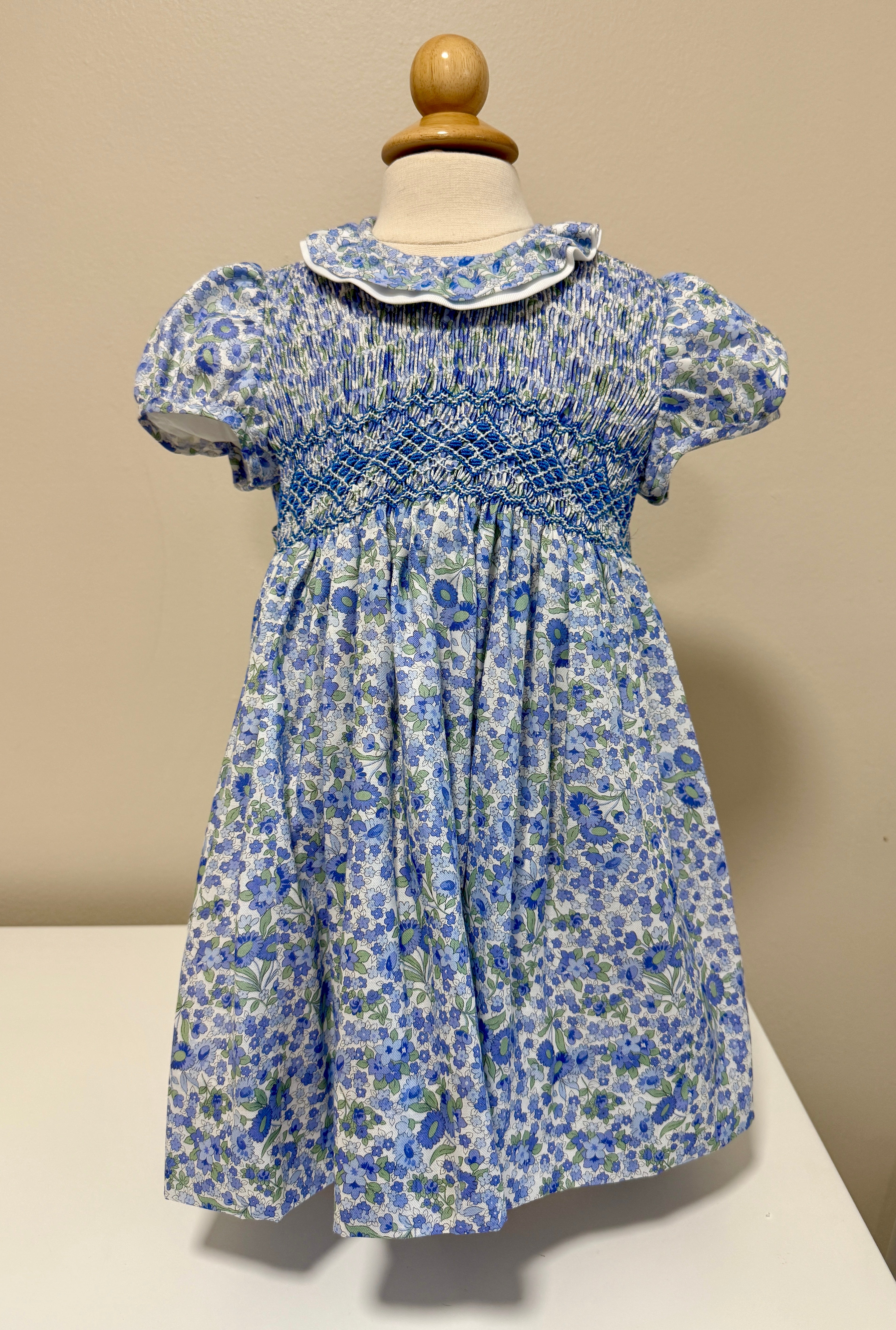 Filita 'Violeta' Blue Floral Dress