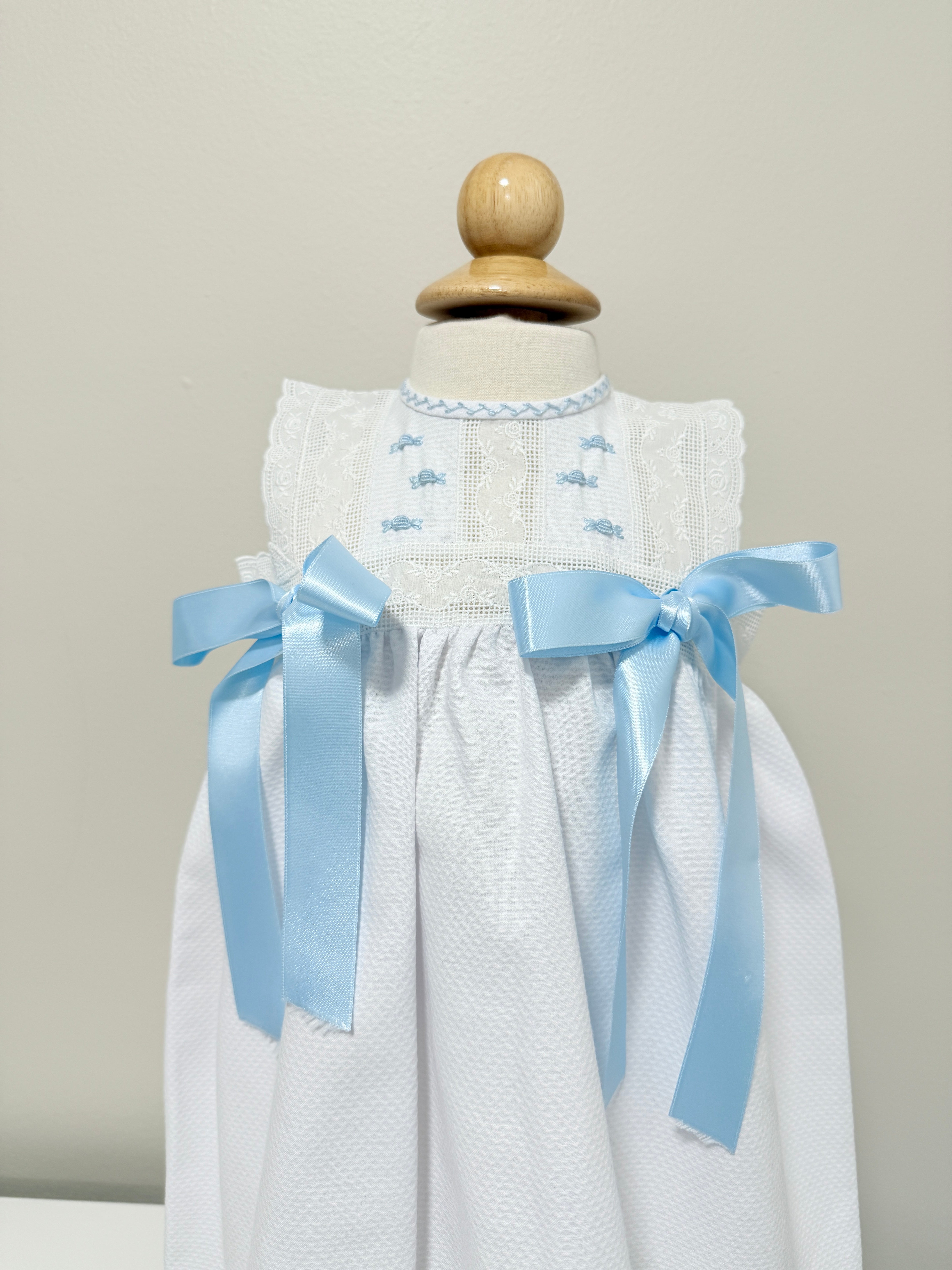 Aruca 'Cami' Artisanal Dress White