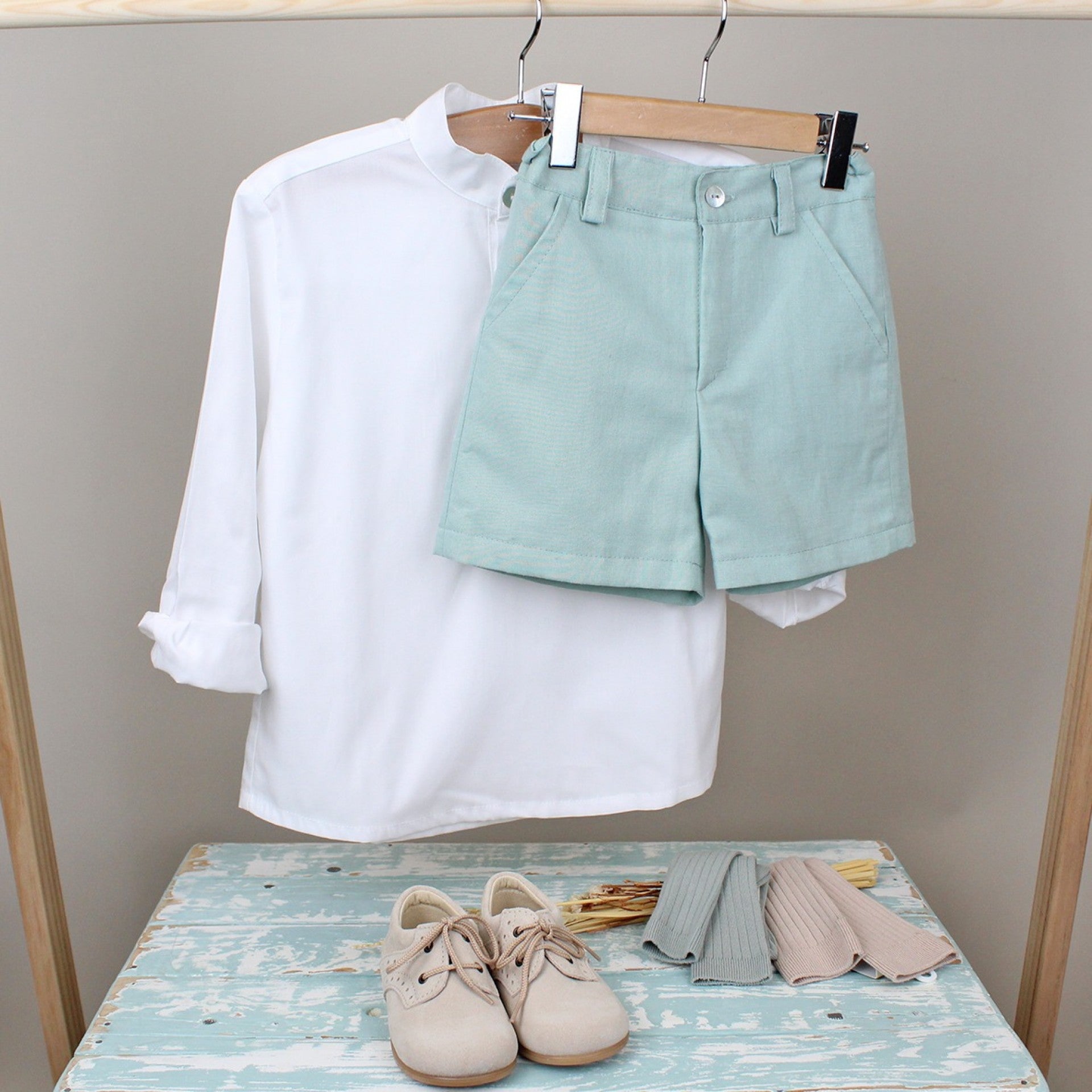 Boy Short Set Linen