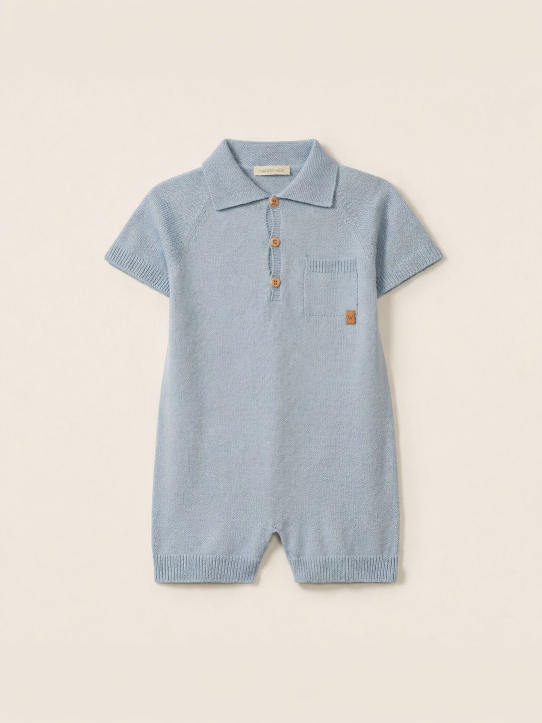 Polo Romper 'Tiny Friends'