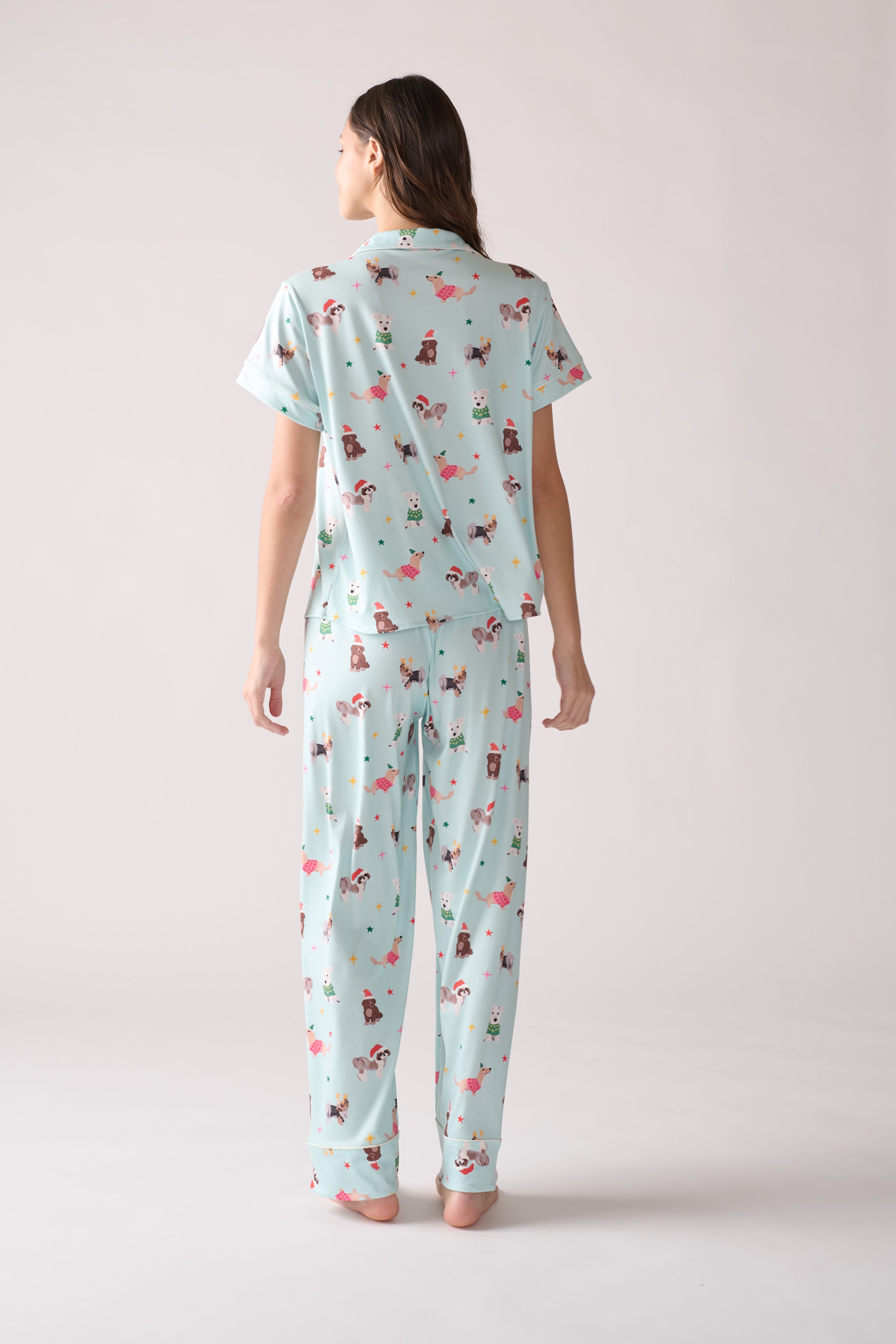 Women’s Woofmas Pajama Set – Long Sleeve Top & Pants