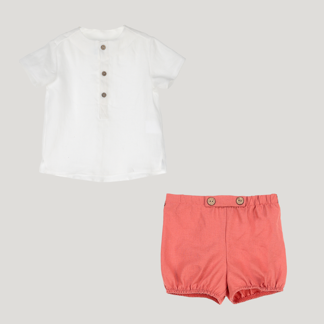 Boy Set Coral Dahlia