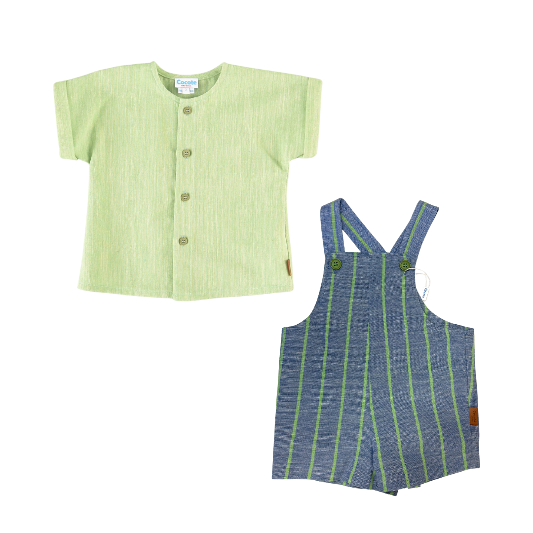 Dungaree Set Rayas