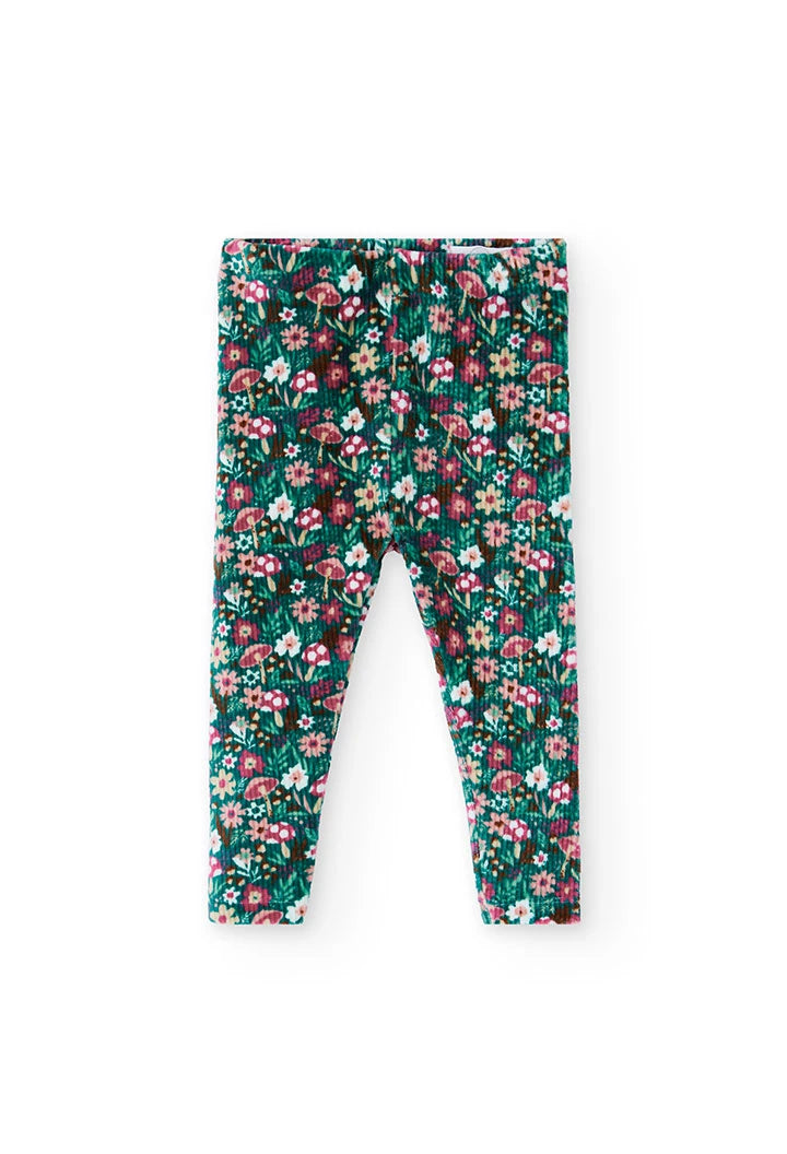 Outfit Green Flowers