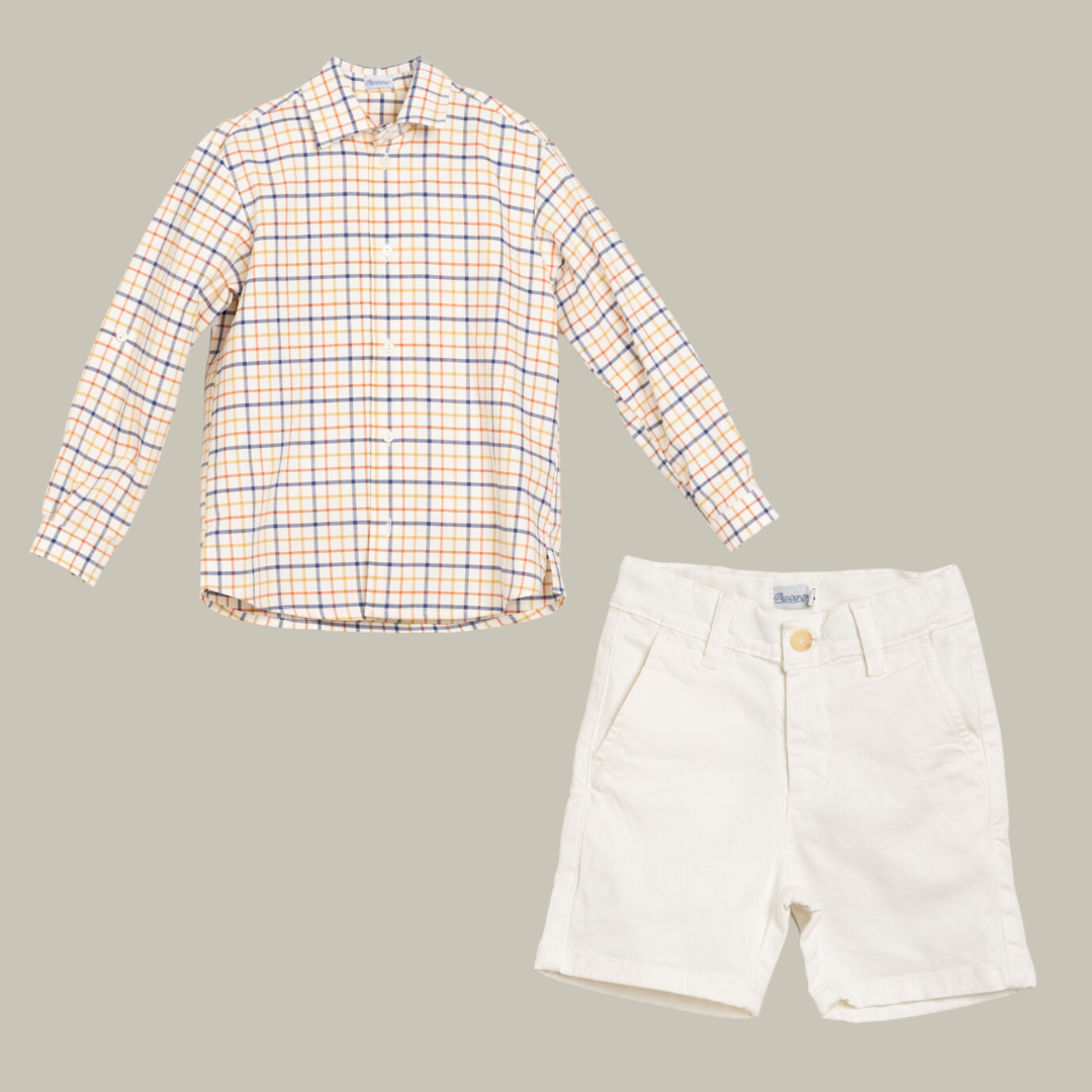 Boy Set Mustard- 2pc